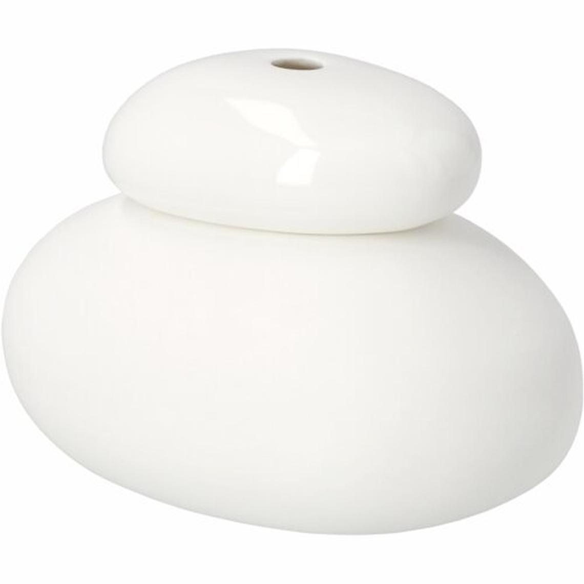 räder Vase weiße Kiesel Porzellan weiß 0018711