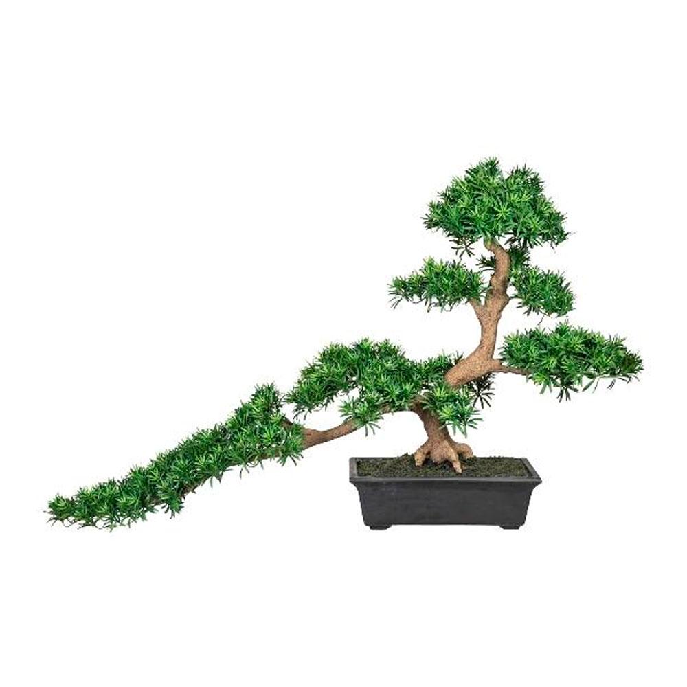 Gasper Bonsai Bäumchen in Schale 85x130 cm Kunstpflanze Podocarpus Han-kengai Gasper Bonsai Bäumchen in Schale 85x130 cm Kunstpflanze Podocarpus Han-kengai