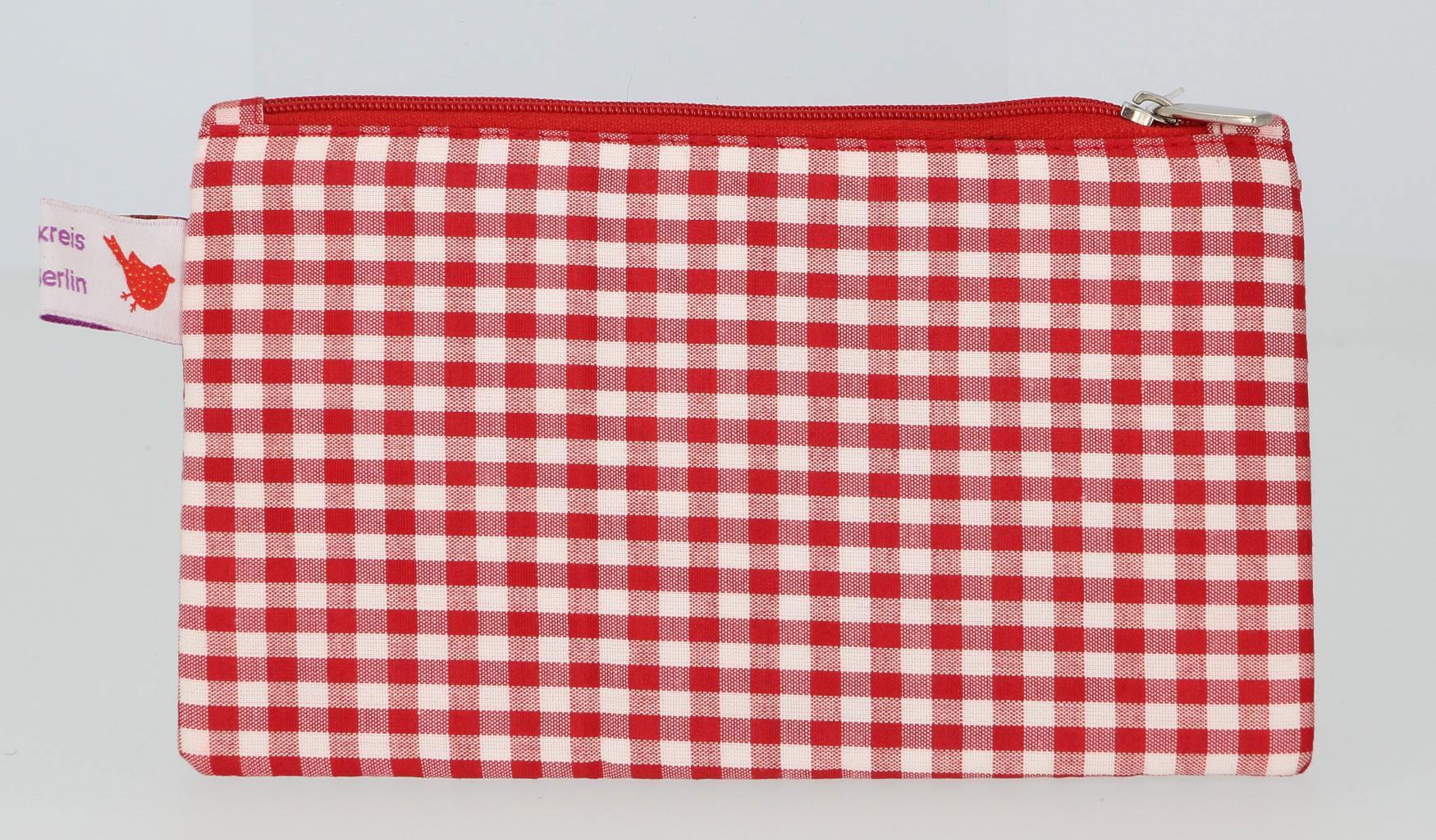 Wendekreis Kosmetiktäschchen mit 1 Herz rot