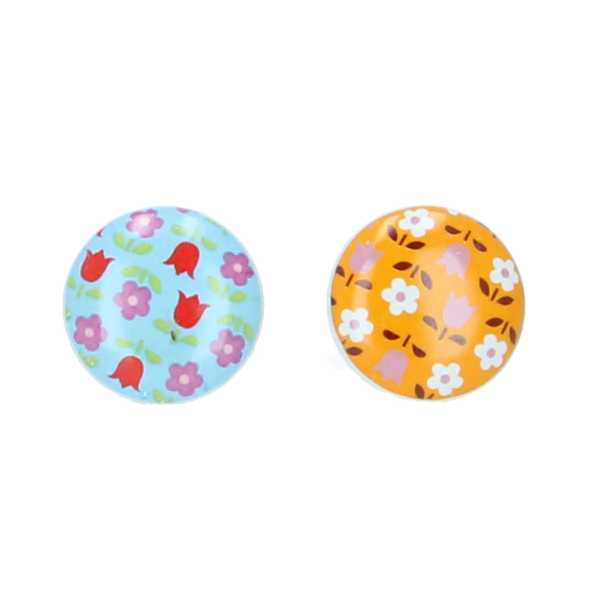Wendekreis Schubladengriffe Möbelgriffe flowers Blume 2er Set