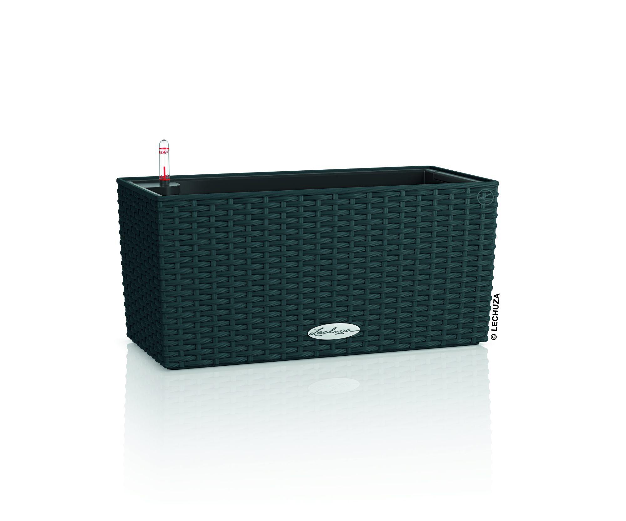 Lechuza Blumenkasten Balconera Cottage 40 Graphitschwarz 15475