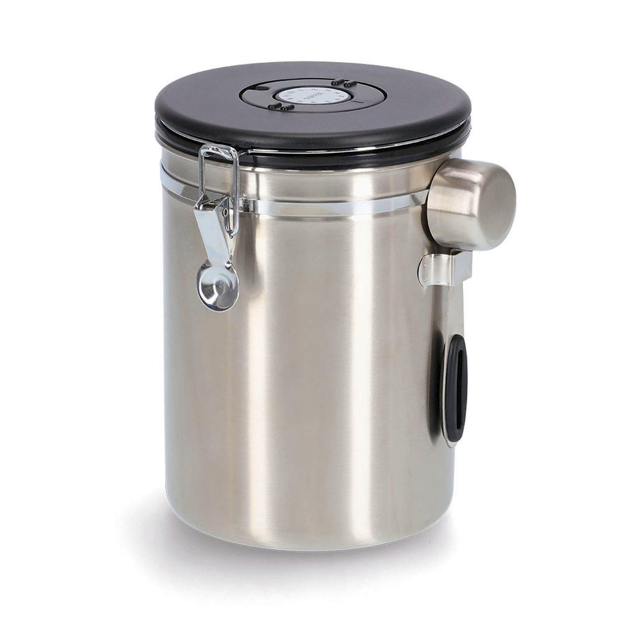 Zeller Vorratsdose Kaffeedose mit Löffel Edelstahl 2700ml 27368