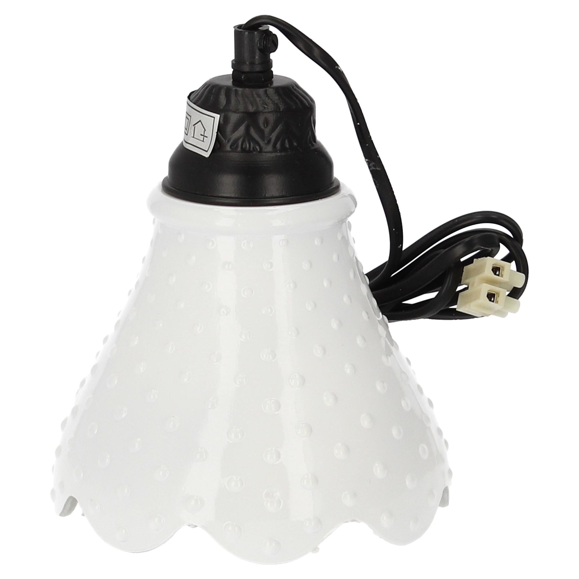 Hoff-Interieur Deckenlampe Bourbon Punkte 3er Set lila weiß türkis
