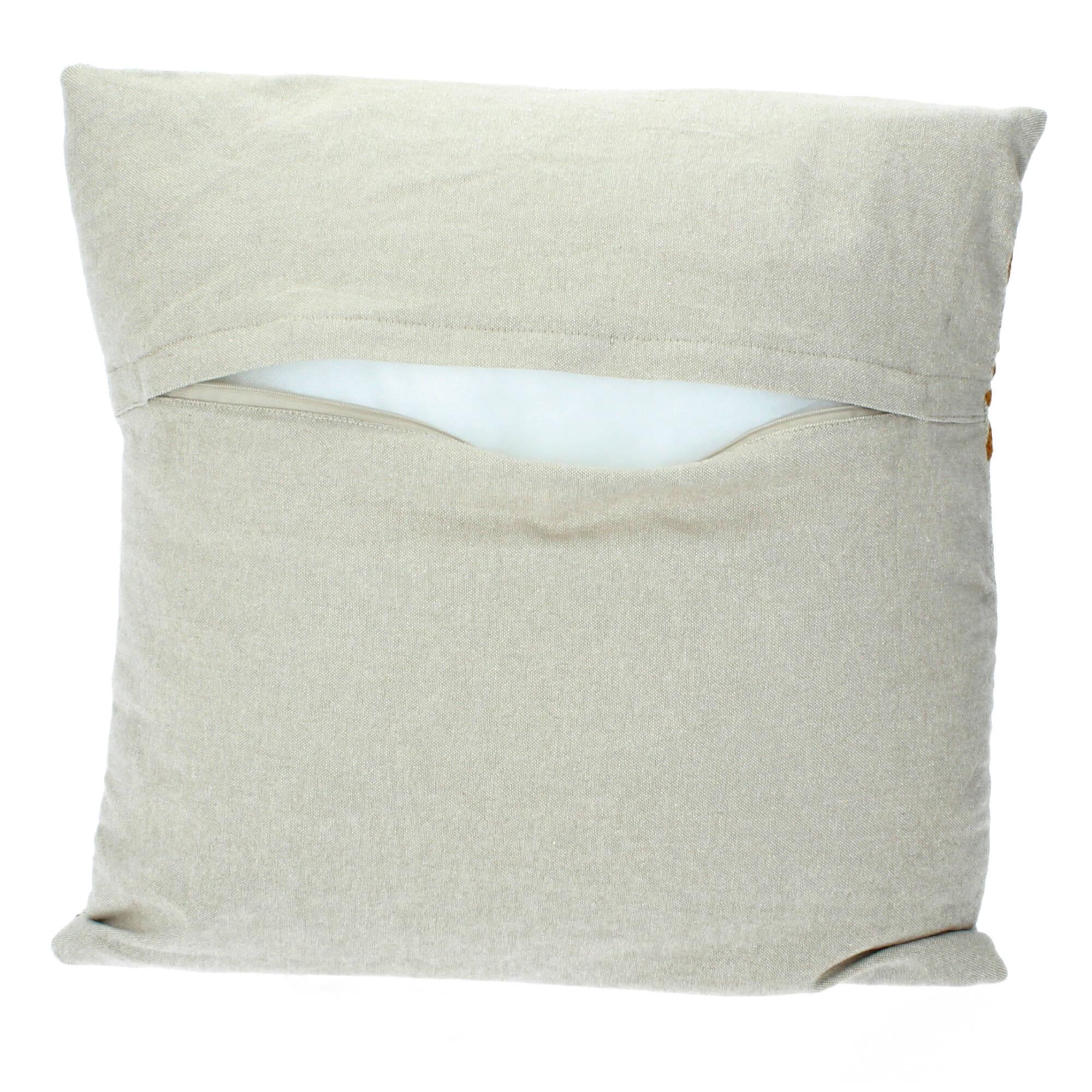 Bloomingville Kissen 50x50 cm Blumen mehrfarbig Baumwolle