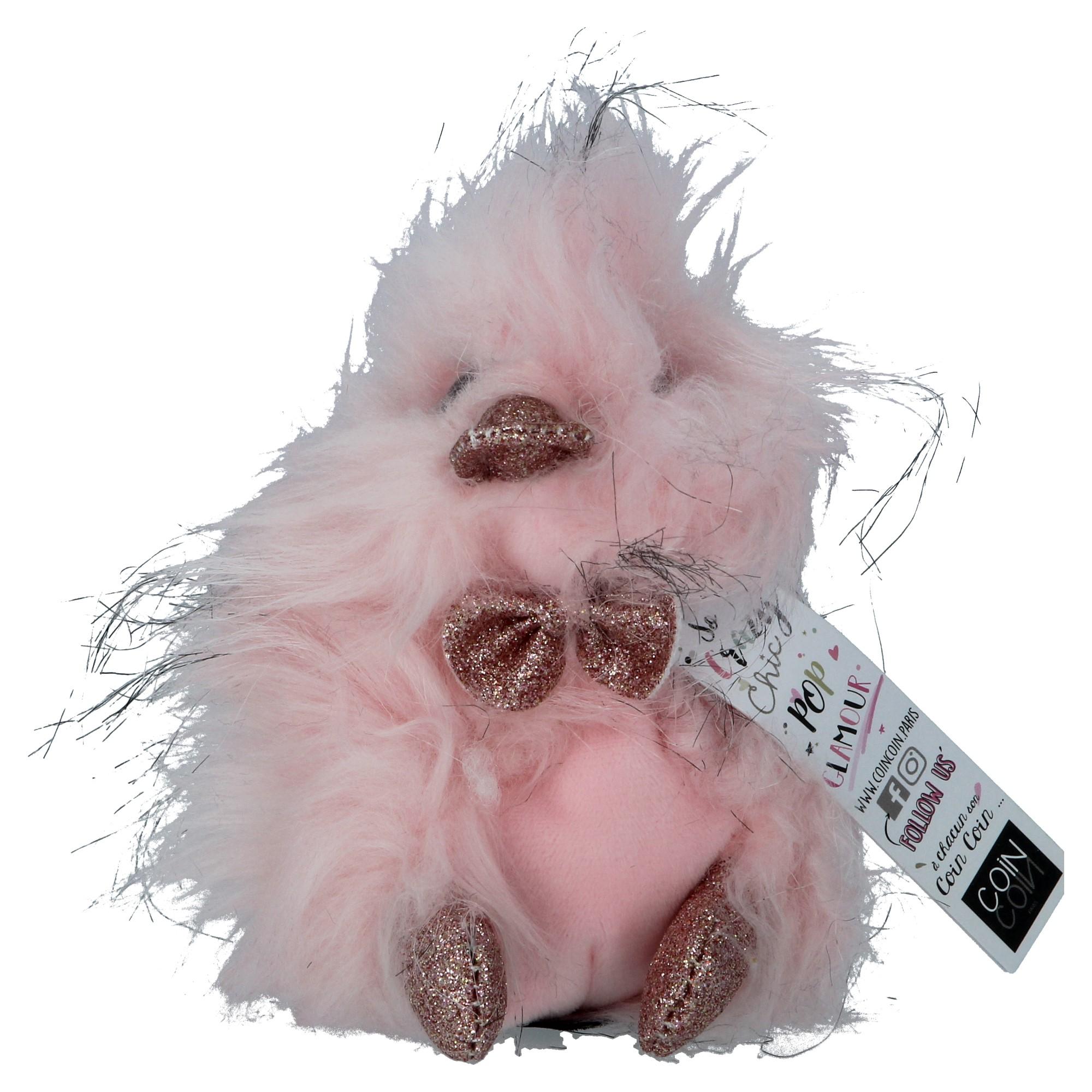 DouDou et Compagnie CoinCoin Schlüsselanhänger Ente Ziggy Rose