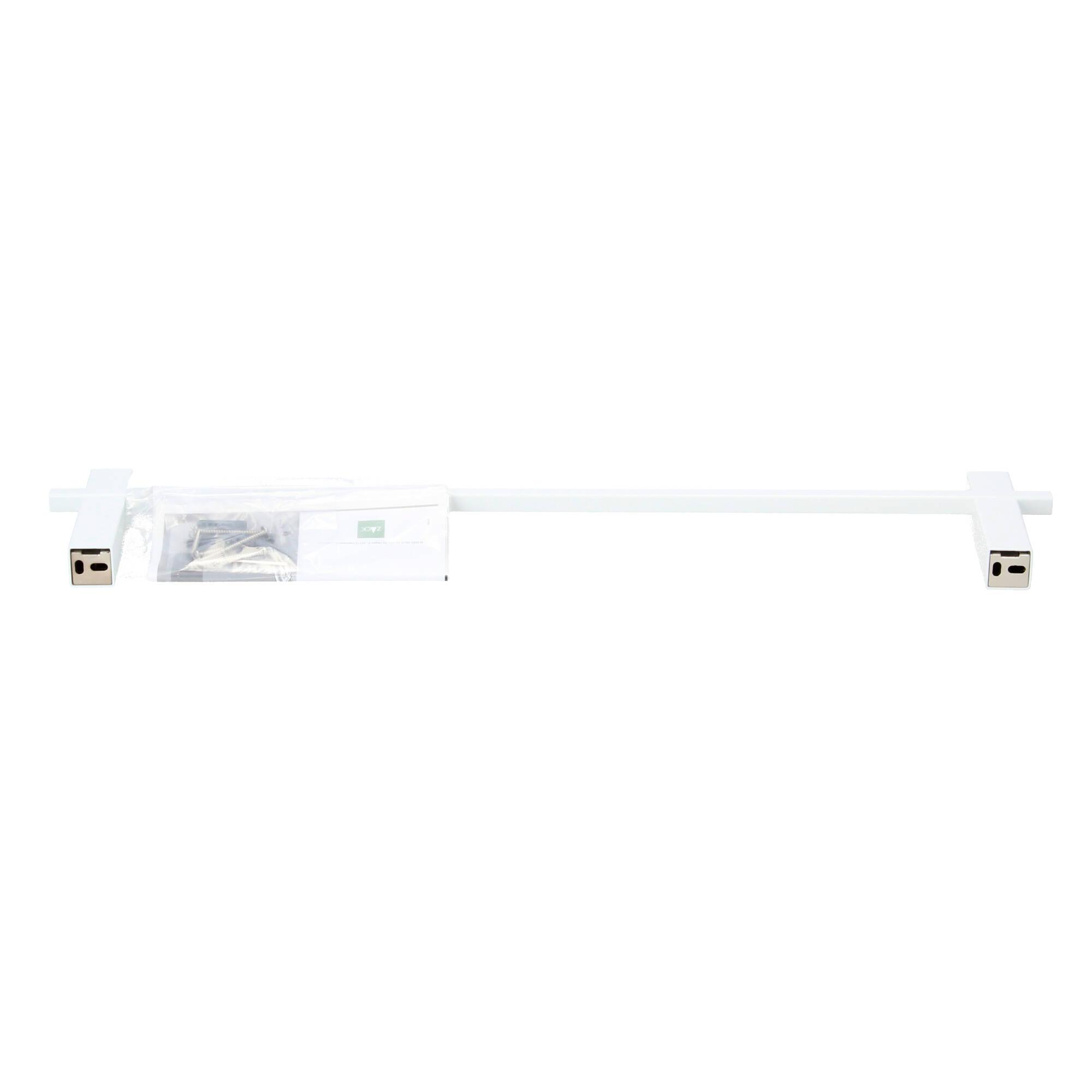 Zack Carvo Handtuchstange 51cm Edelstahl weiß Zack Carvo Handtuchstange 51cm Edelstahl weiß