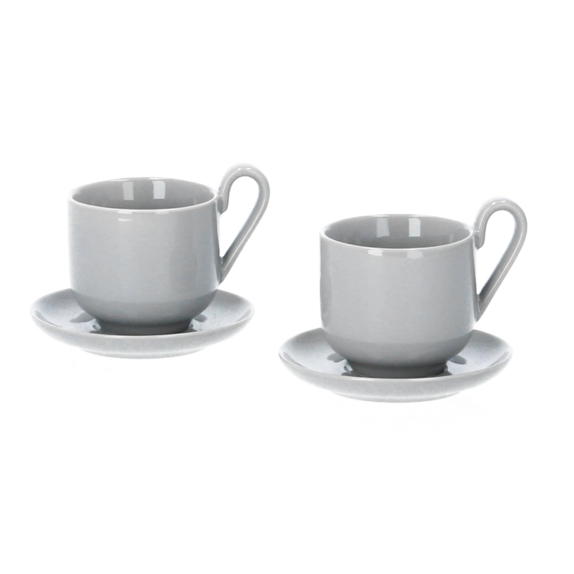 blomus RO 2 Espressotassen mit Untertasse 80 ml Porzellan mourning dove blomus RO 2 Espressotassen mit Untertasse 80 ml Porzellan mourning dove