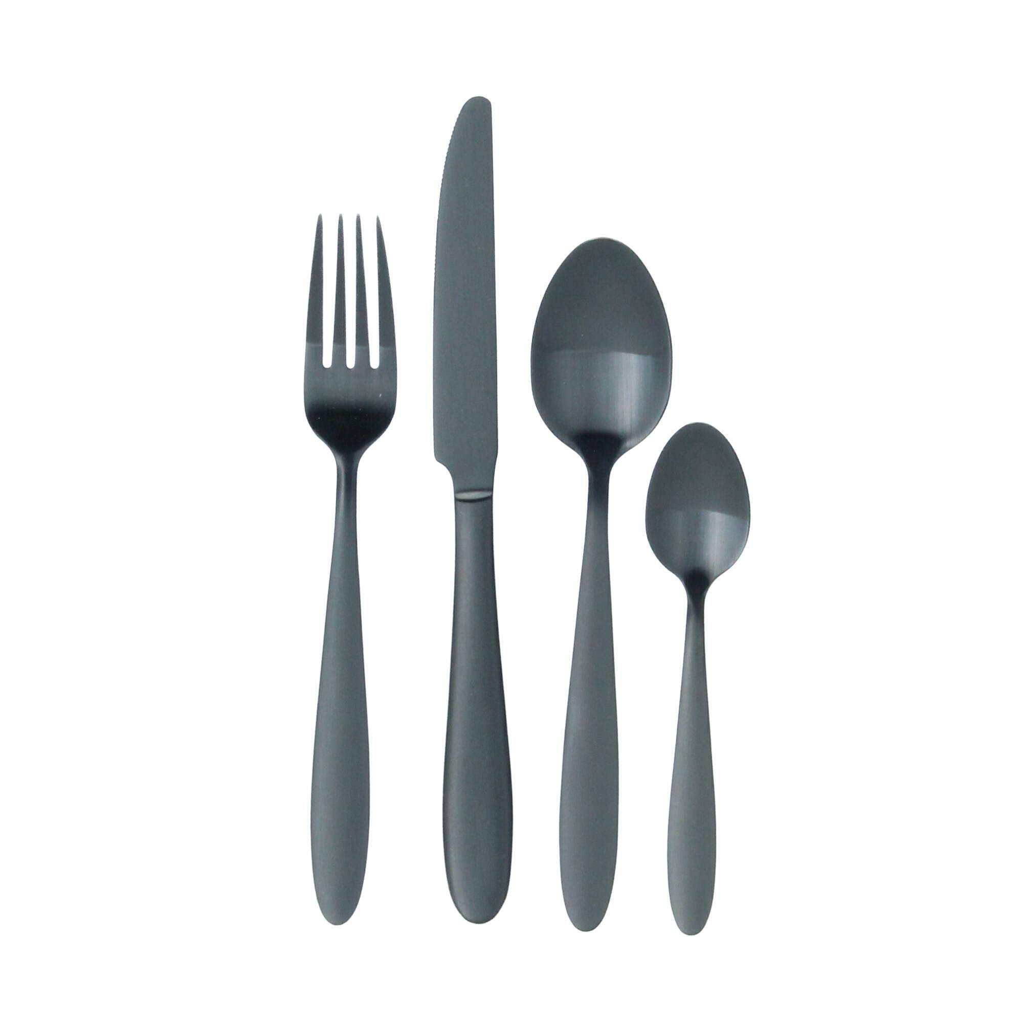 Bloomingville Besteckset schwarz 4-tlg.