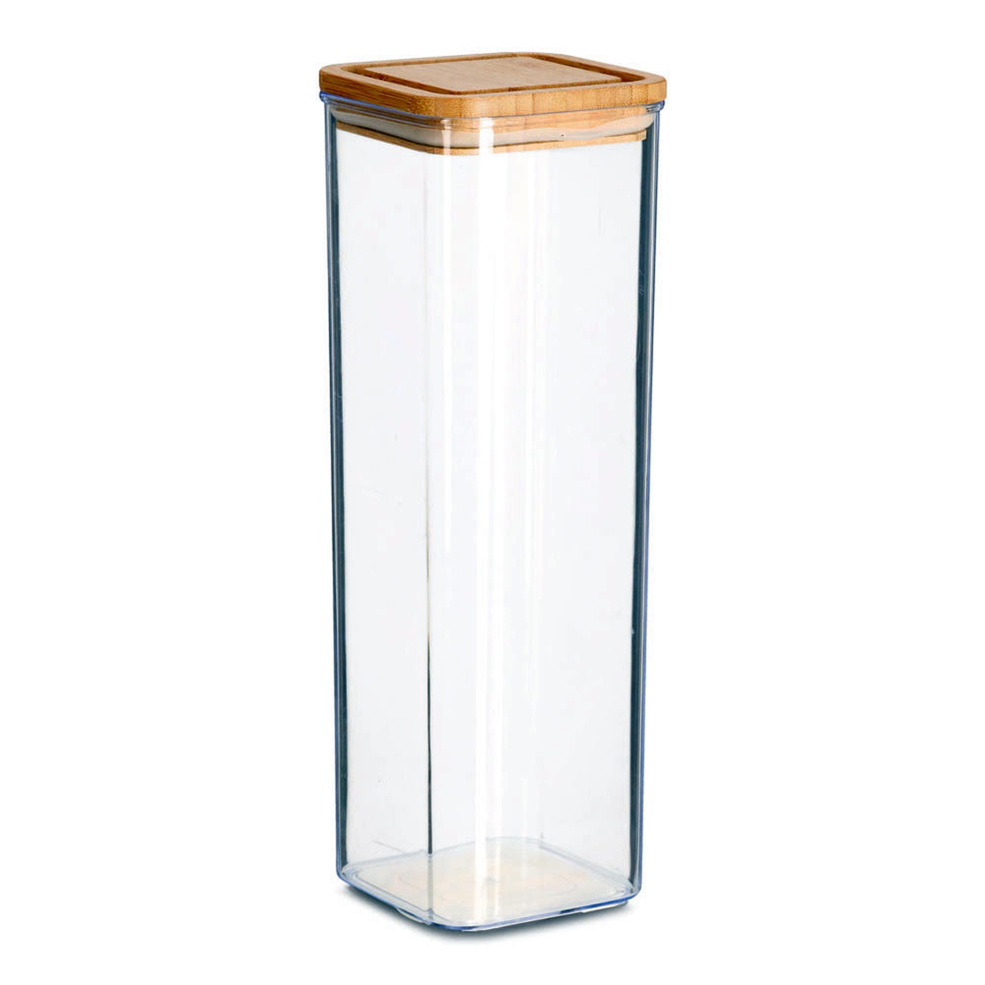 Zeller Present Vorratsdose 1900ml Kunststoff PP Bambusdeckel 14769
