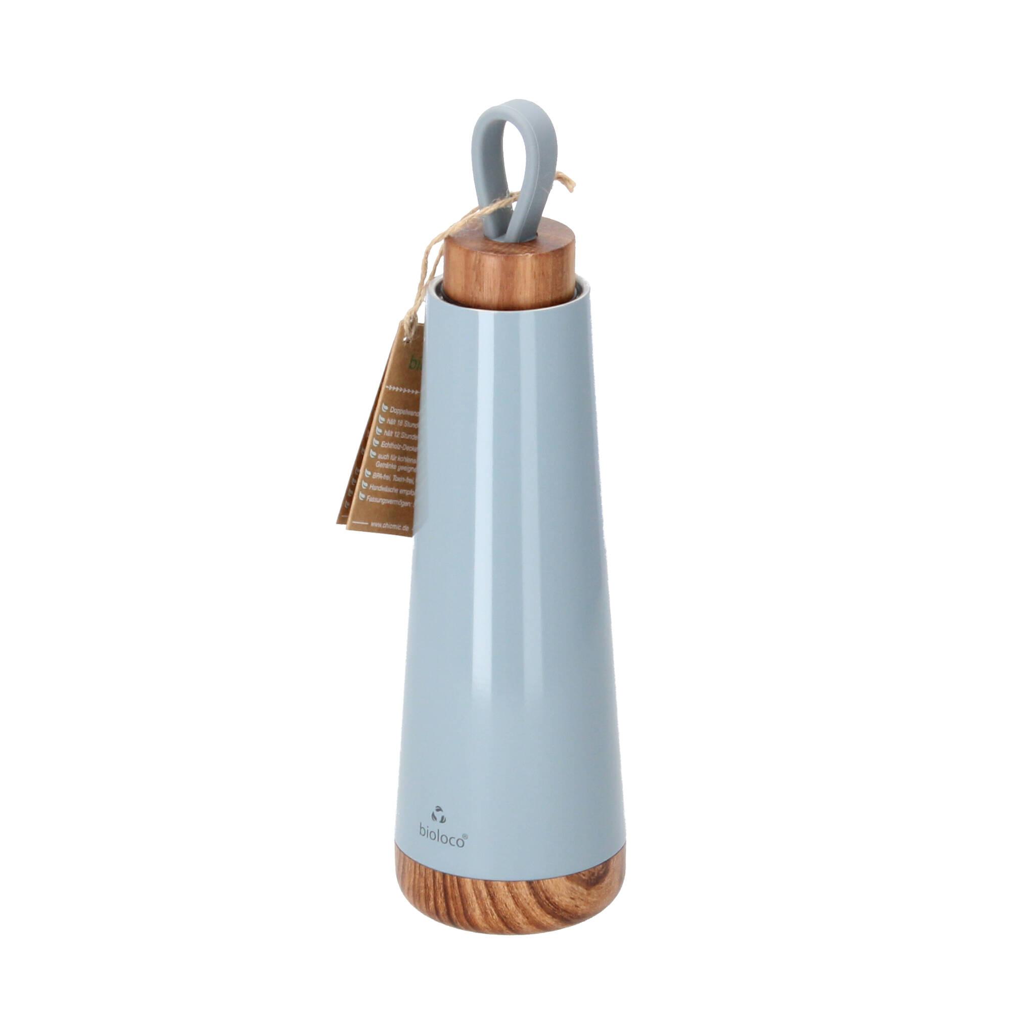 chic.mic bioloco loop Isolierflasche Thermosflasche graublau
