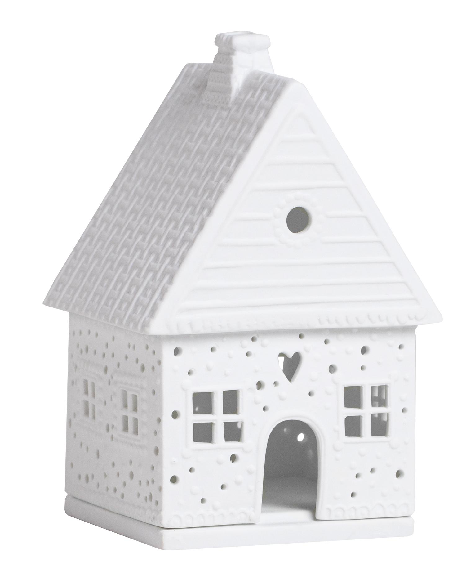 räder Lichthaus Lebkuchen klein Teelichthalter weiß 0090318 räder Lichthaus Lebkuchen klein Teelichthalter weiß 0090318
