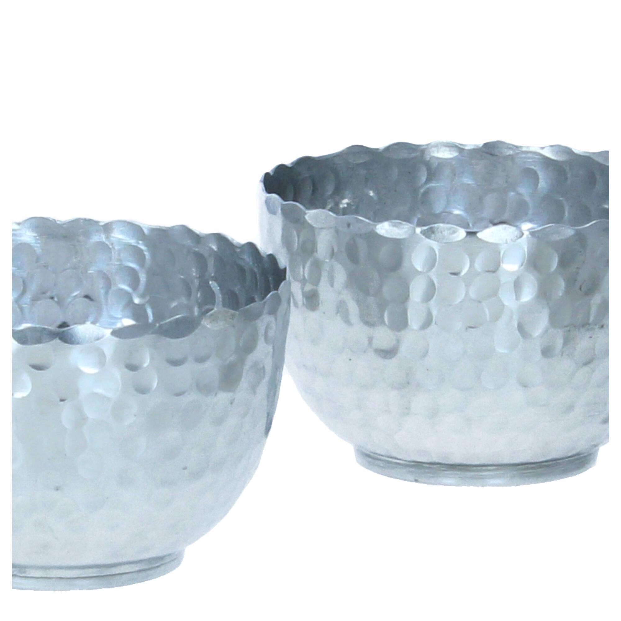 Bloomingville Schalen 11 cm 4er Set Aluminium silber Bloomingville Schalen 11 cm 4er Set Aluminium silber