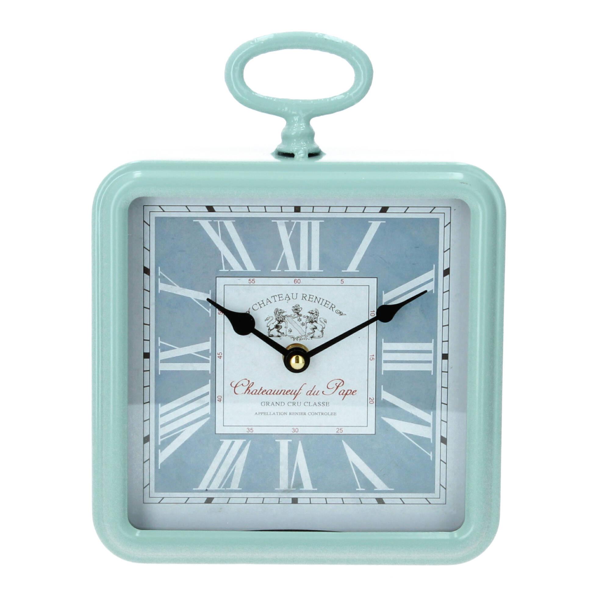 Chic Antique Wanduhr grün Uhr Küchenuhr Chic Antique Wanduhr grün Uhr Küchenuhr