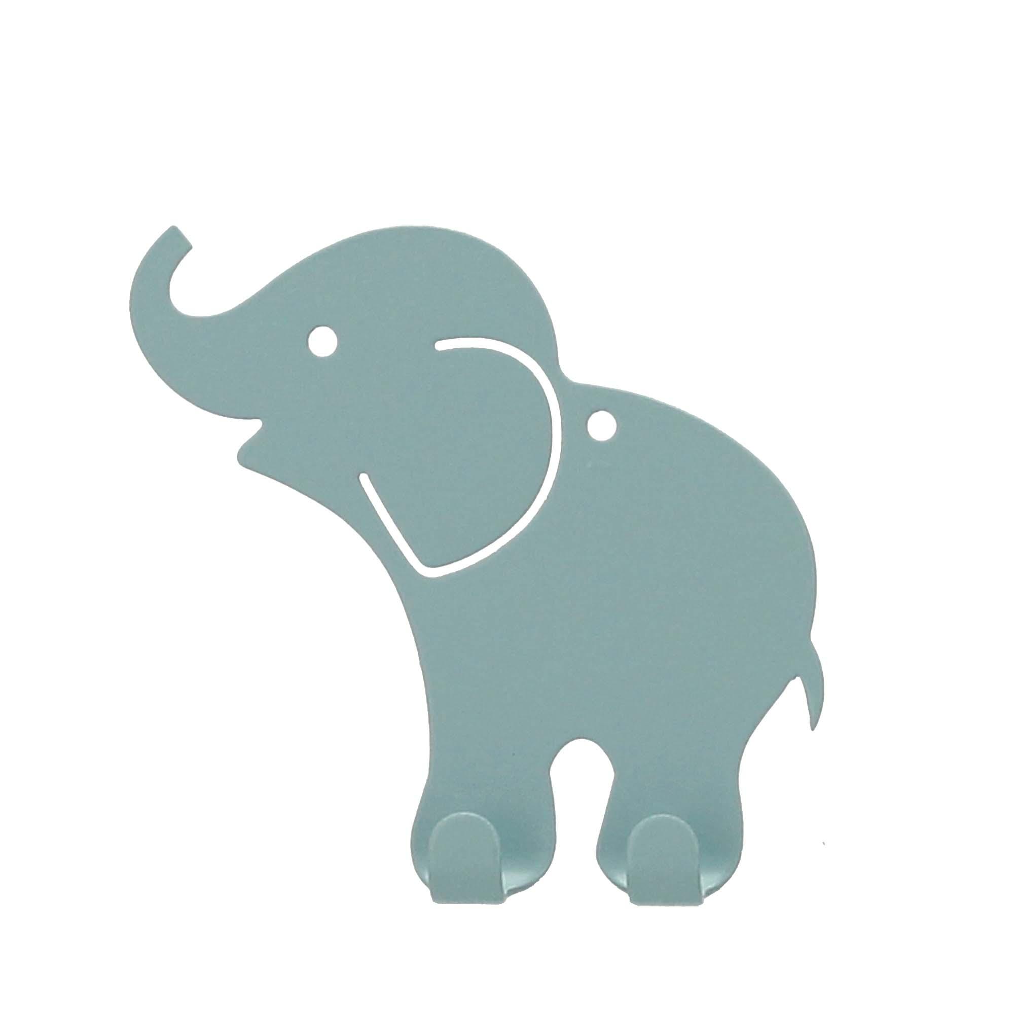 BamBam Wandhaken Elefant türkis