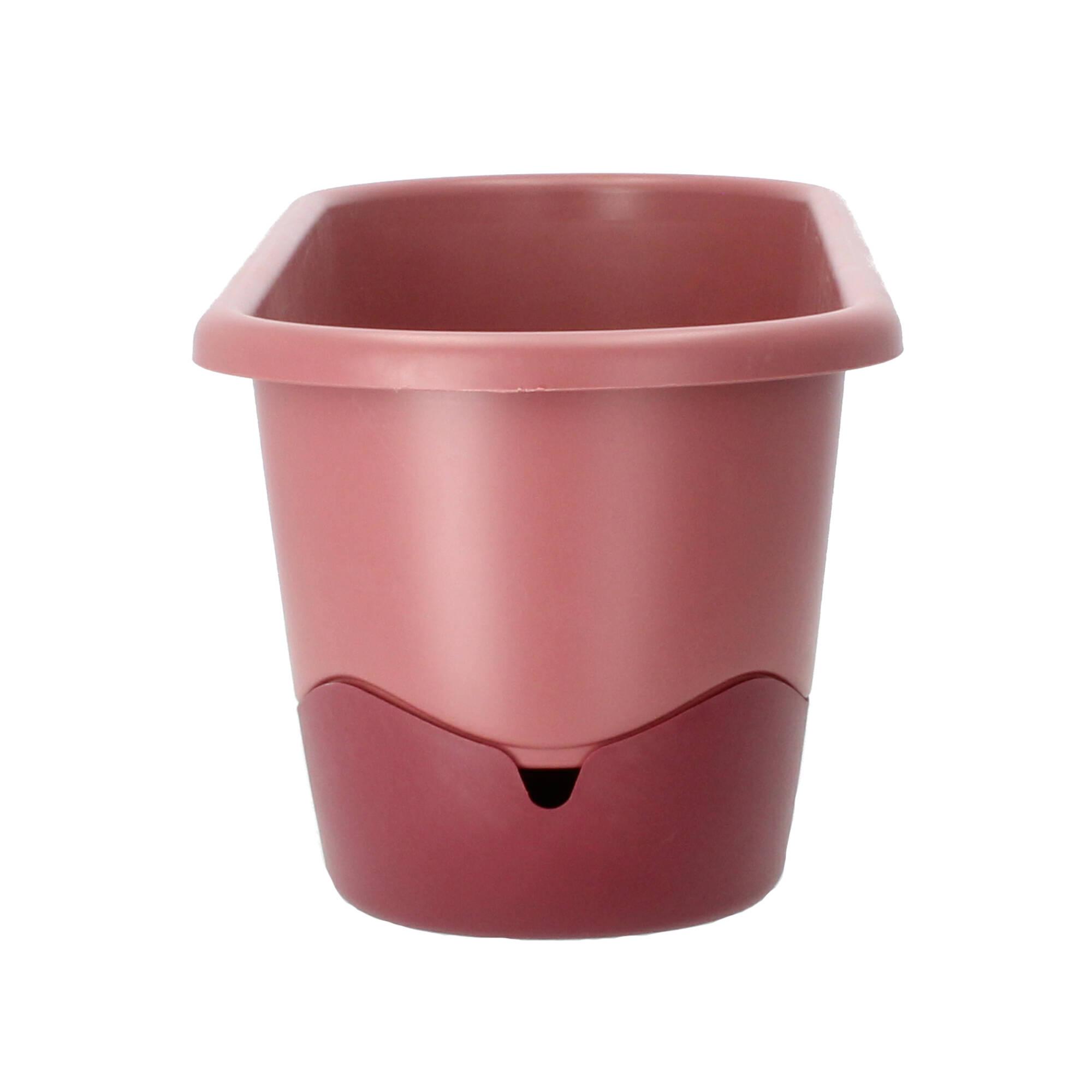 Plastia Blumenkasten Mareta 60cm rosa weinrot Wasserspeicher Plastia Blumenkasten Mareta 60cm rosa weinrot Wasserspeicher
