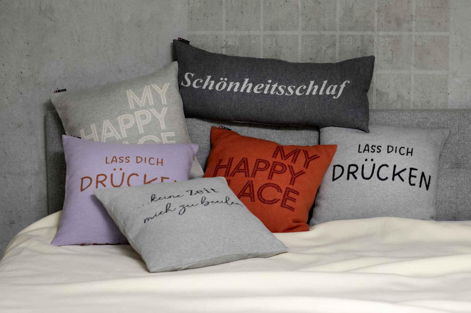 David Fussenegger Kissenhülle "Lass Dich Drücken" 50x50cm 82999755 David Fussenegger Kissenhülle "Lass Dich Drücken" 50x50cm 82999755