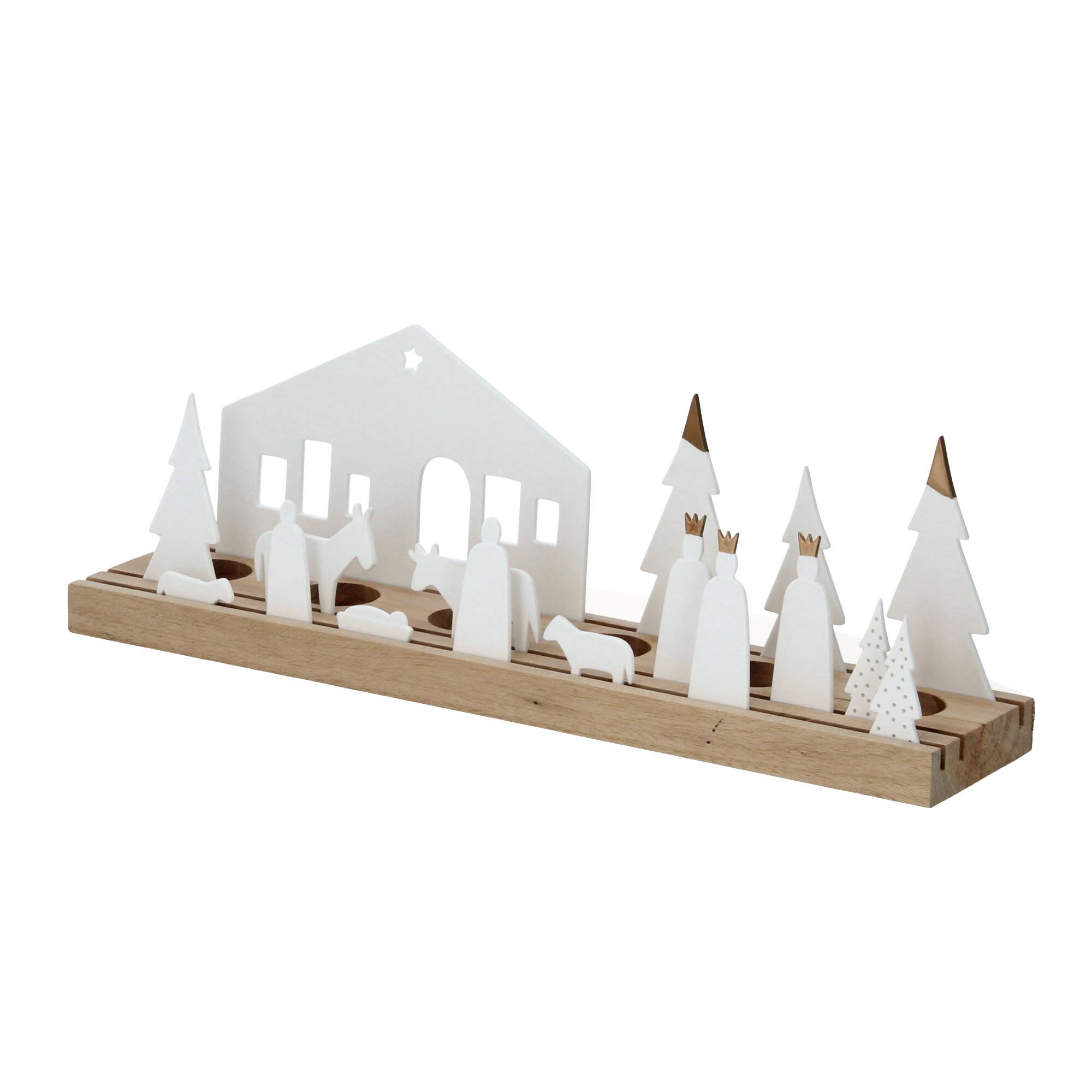 räder Living Xmas Lichtobjekt Krippe Teelichthalter