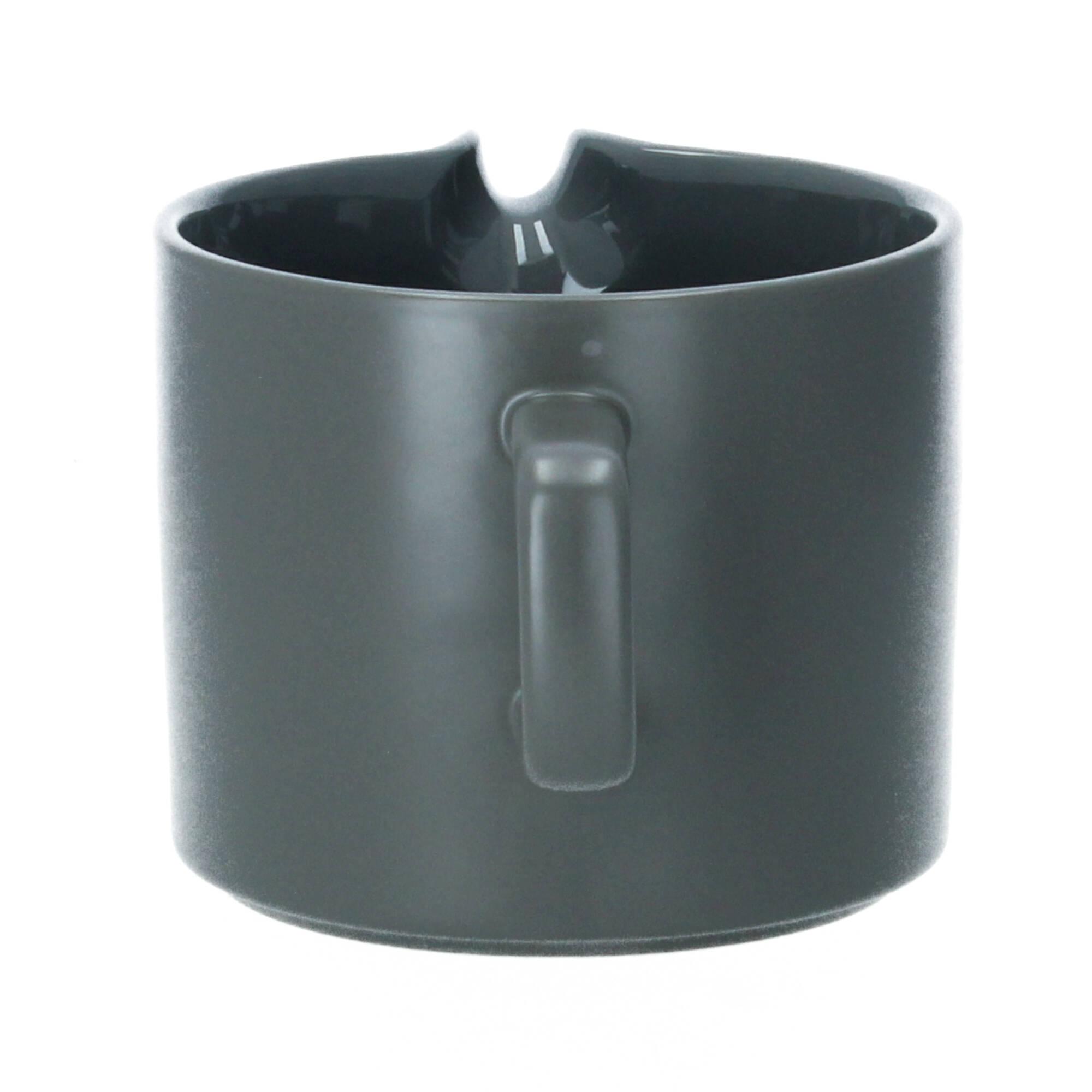 blomus Pilar Kanne 1 L Keramik pewter zinngrau