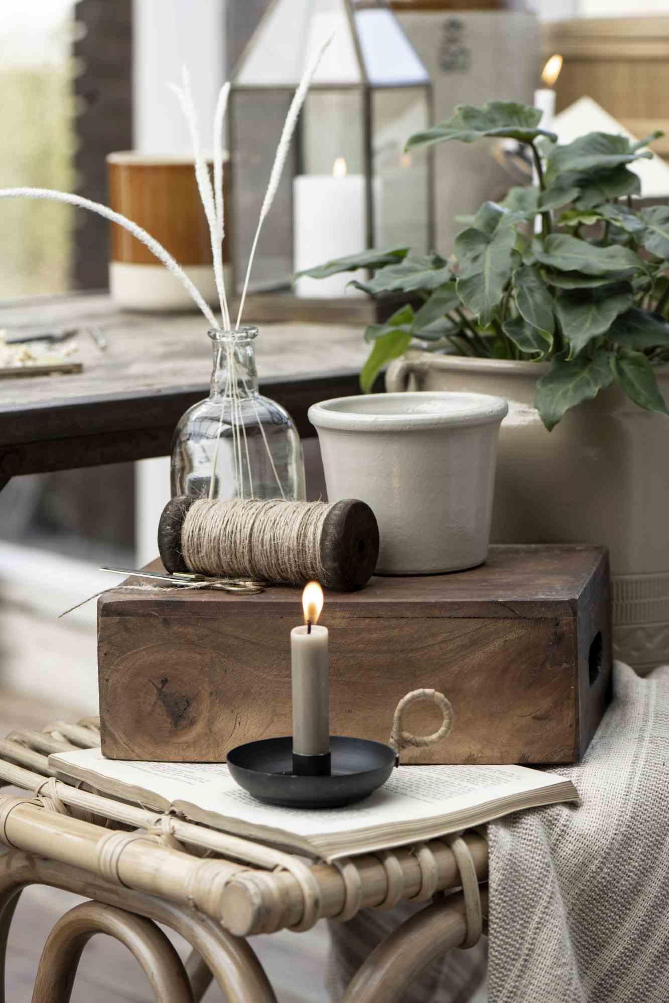 IB Laursen Kiste mit mit Griff Holz Unikat Upcycling 2190-00 IB Laursen Kiste mit mit Griff Holz Unikat Upcycling 2190-00