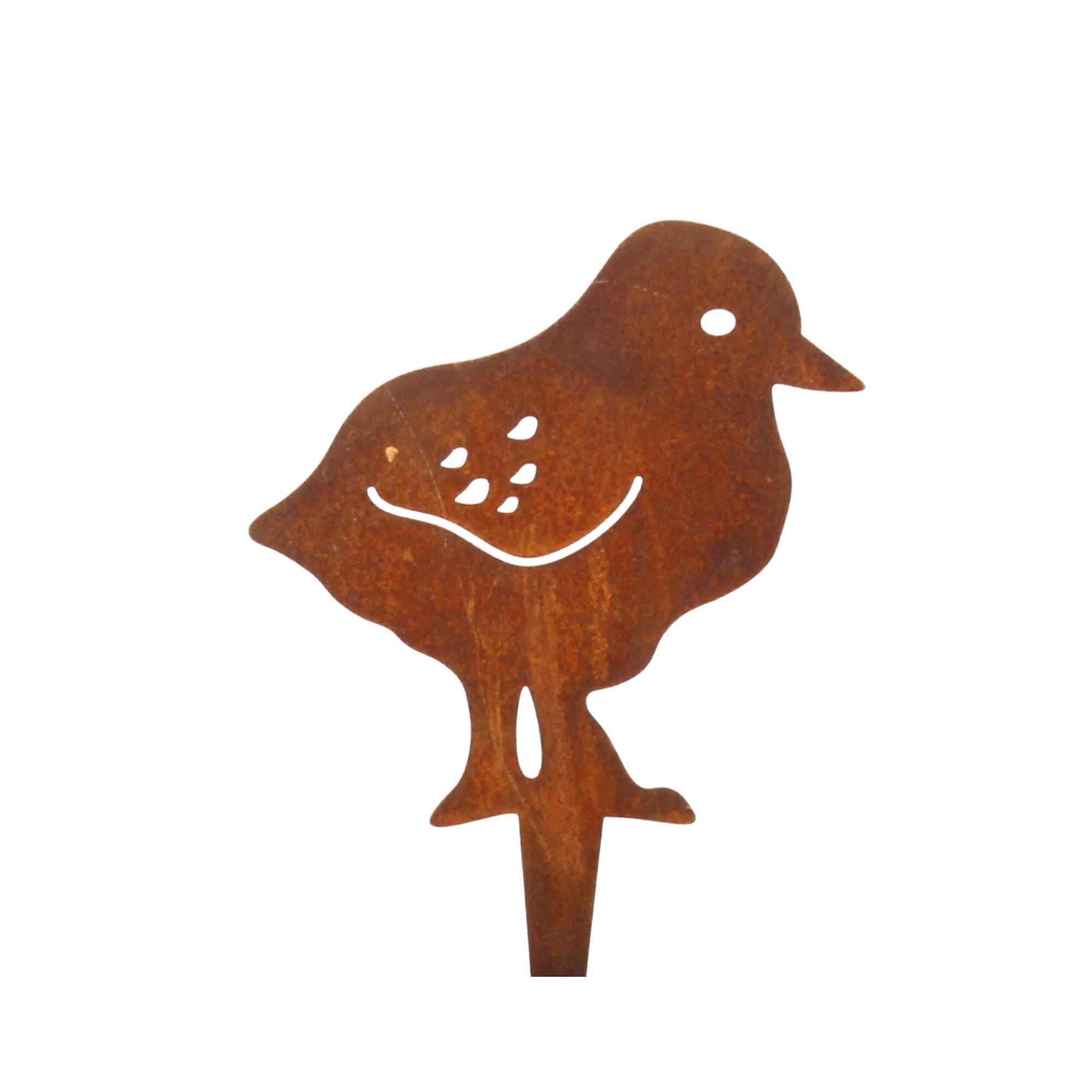 Lünemann Gartenstecker Ederost Küken 12x15cm