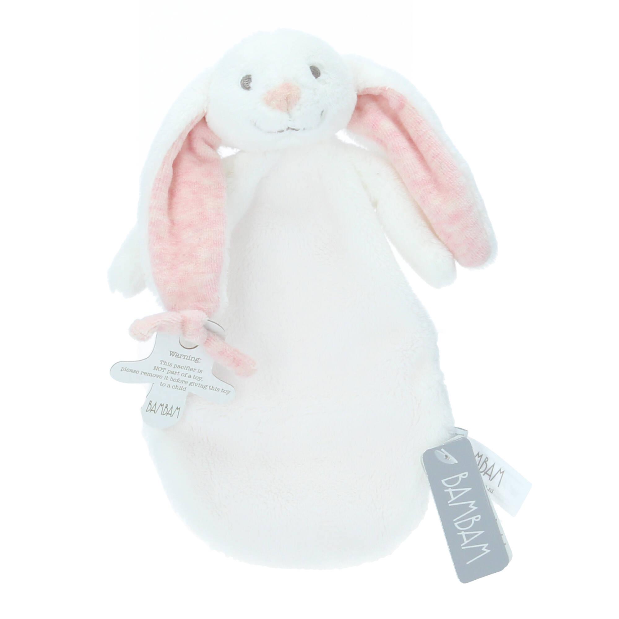 BamBam Schmusetuch Hase in Geschenkbox weiß/rosa BamBam Schmusetuch Hase in Geschenkbox weiß/rosa