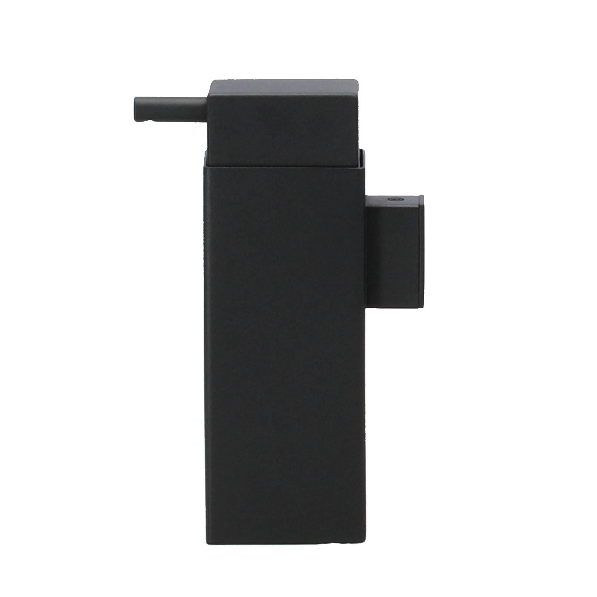 Zack Linea Wand-Seifenspender Lotionsspender 190 ml Edelstahl schwarz Zack Linea Wand-Seifenspender Lotionsspender 190 ml Edelstahl schwarz