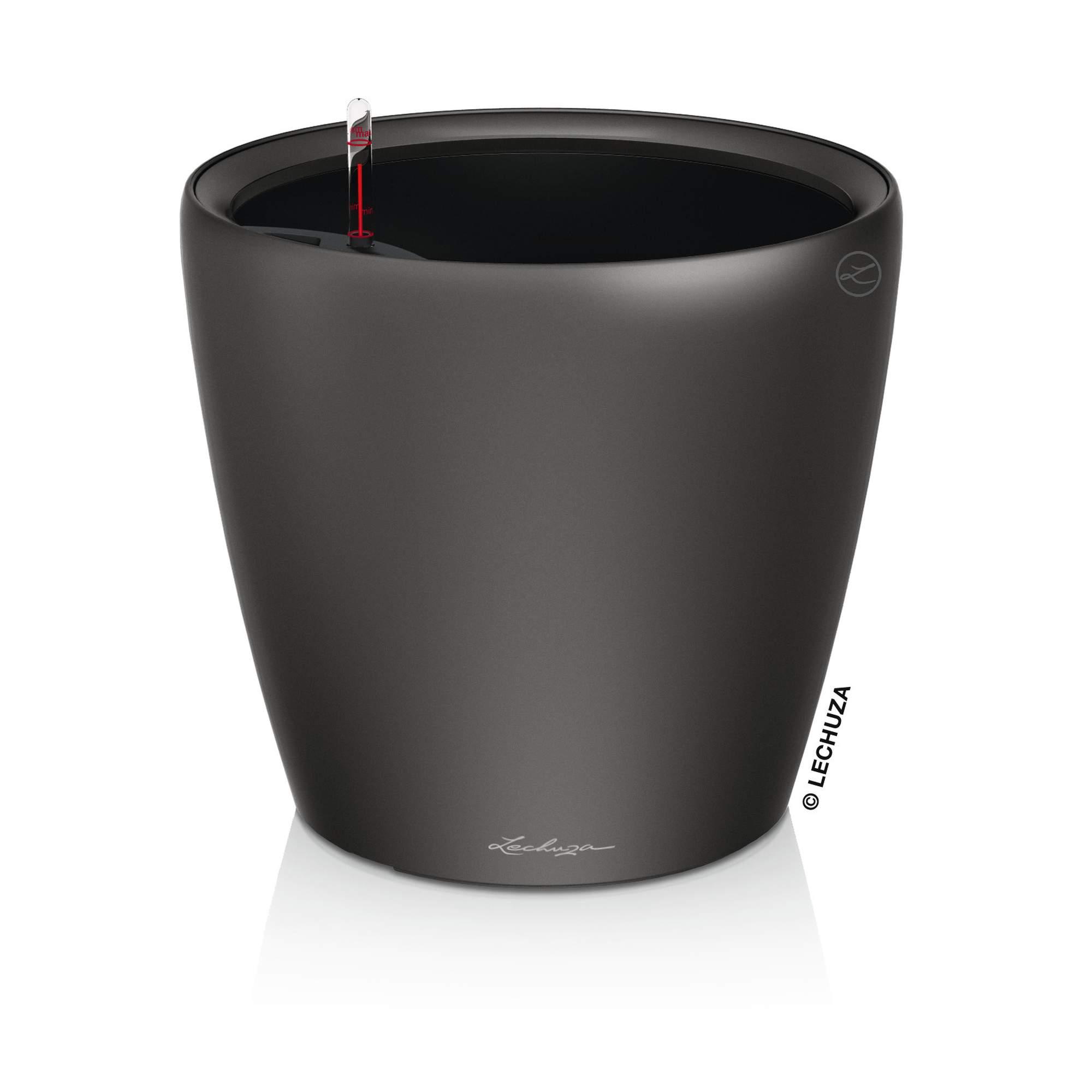 Lechuza Pflanzkübel rund Classico LS 43 anthrazit metallic 