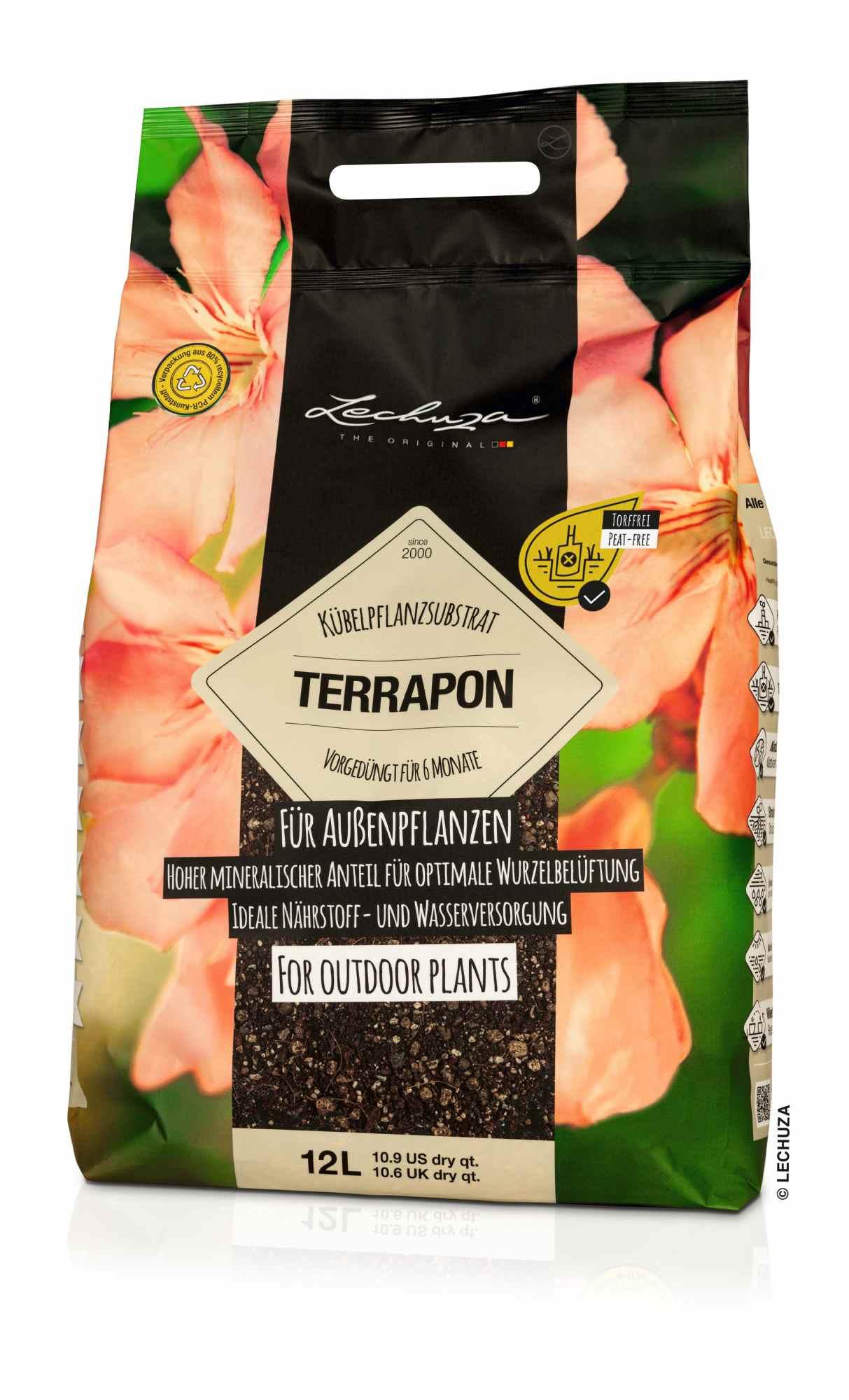Lechuza Blumenerde Terrapon 12l Torffrei