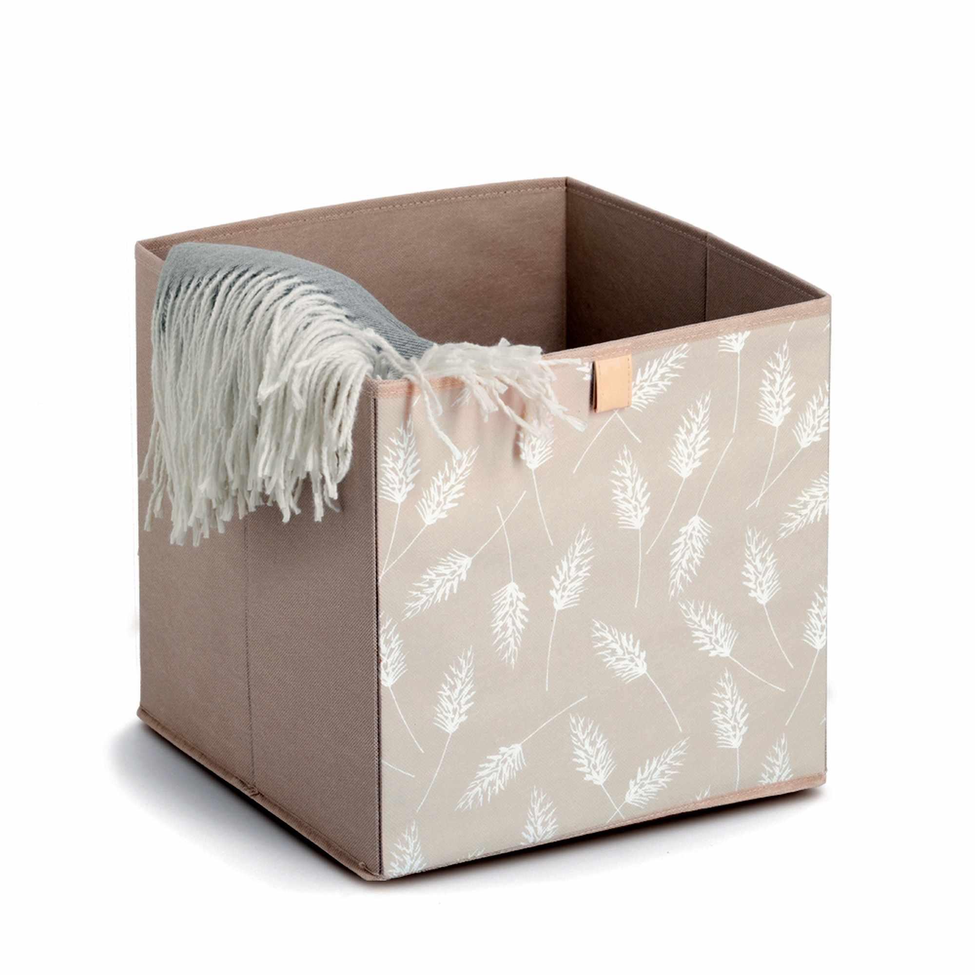 Zeller Aufbewahrungsbox Pampasgrass Vlies braun 32x32x32 14538 Zeller Aufbewahrungsbox Pampasgrass Vlies braun 32x32x32 14538