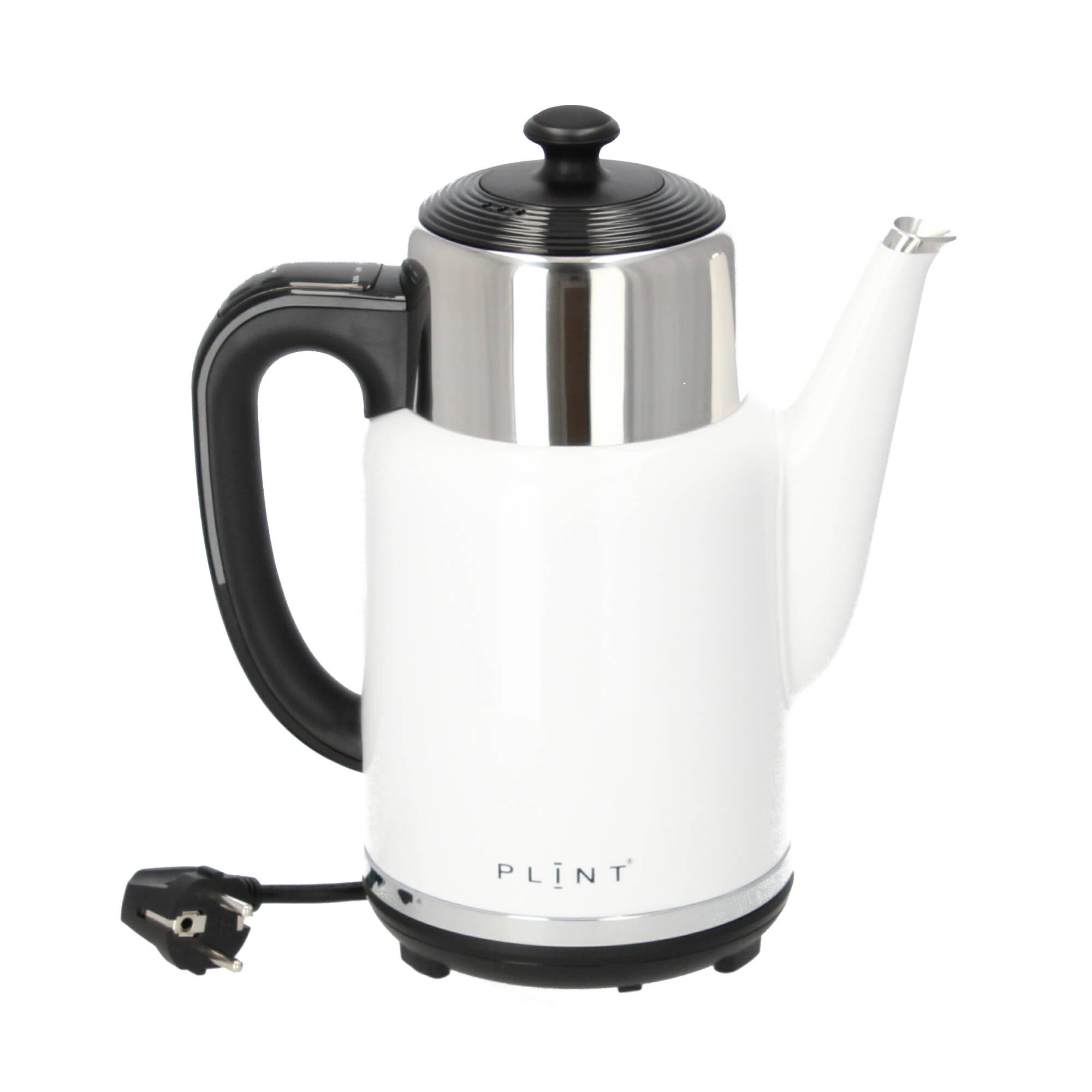Plint Wasserkocher Warmhaltefunktion Retro-Design 1,7l weiß