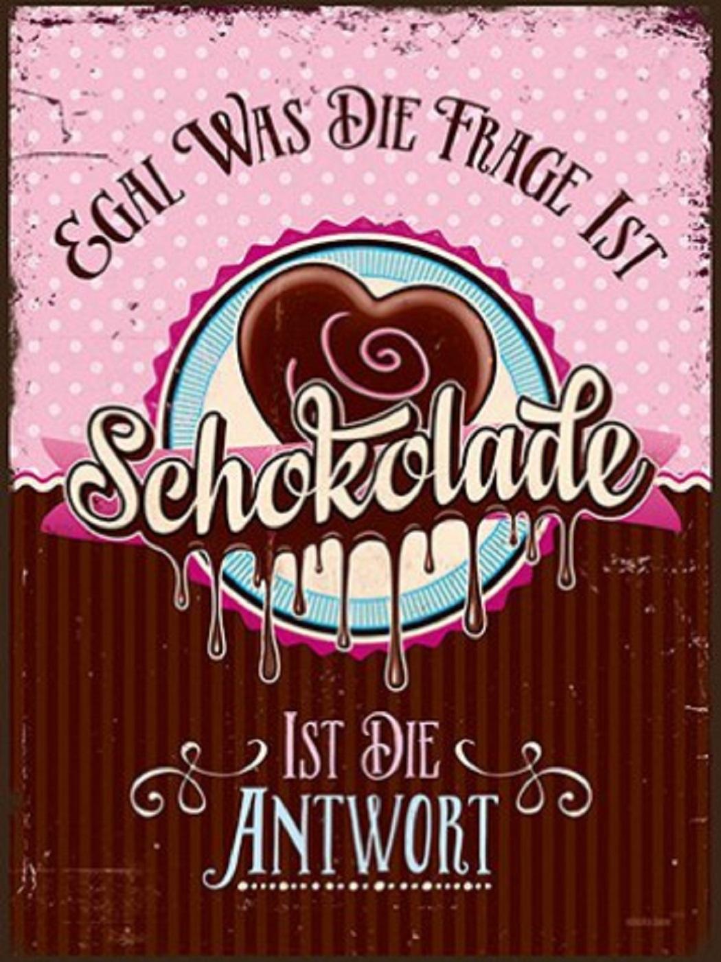 Sticky Jam Retro-Blechschild, Schokolade, 50440464