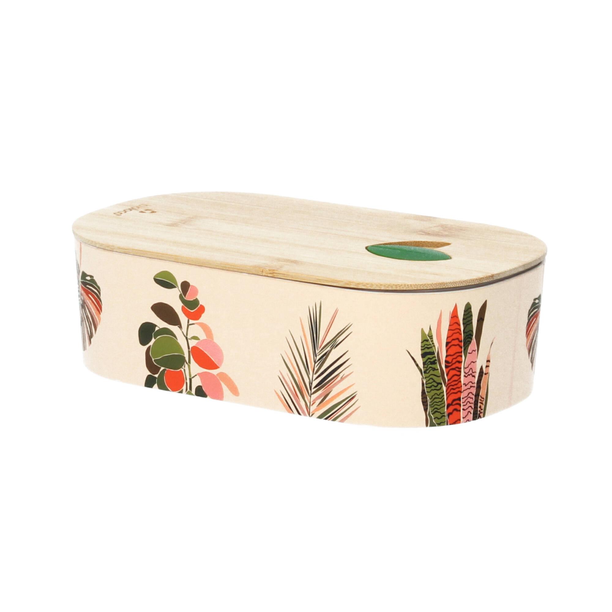 chic.mic Lunchbox bioloco plant oval colorful leaves BPLB108 chic.mic Lunchbox bioloco plant oval colorful leaves BPLB108