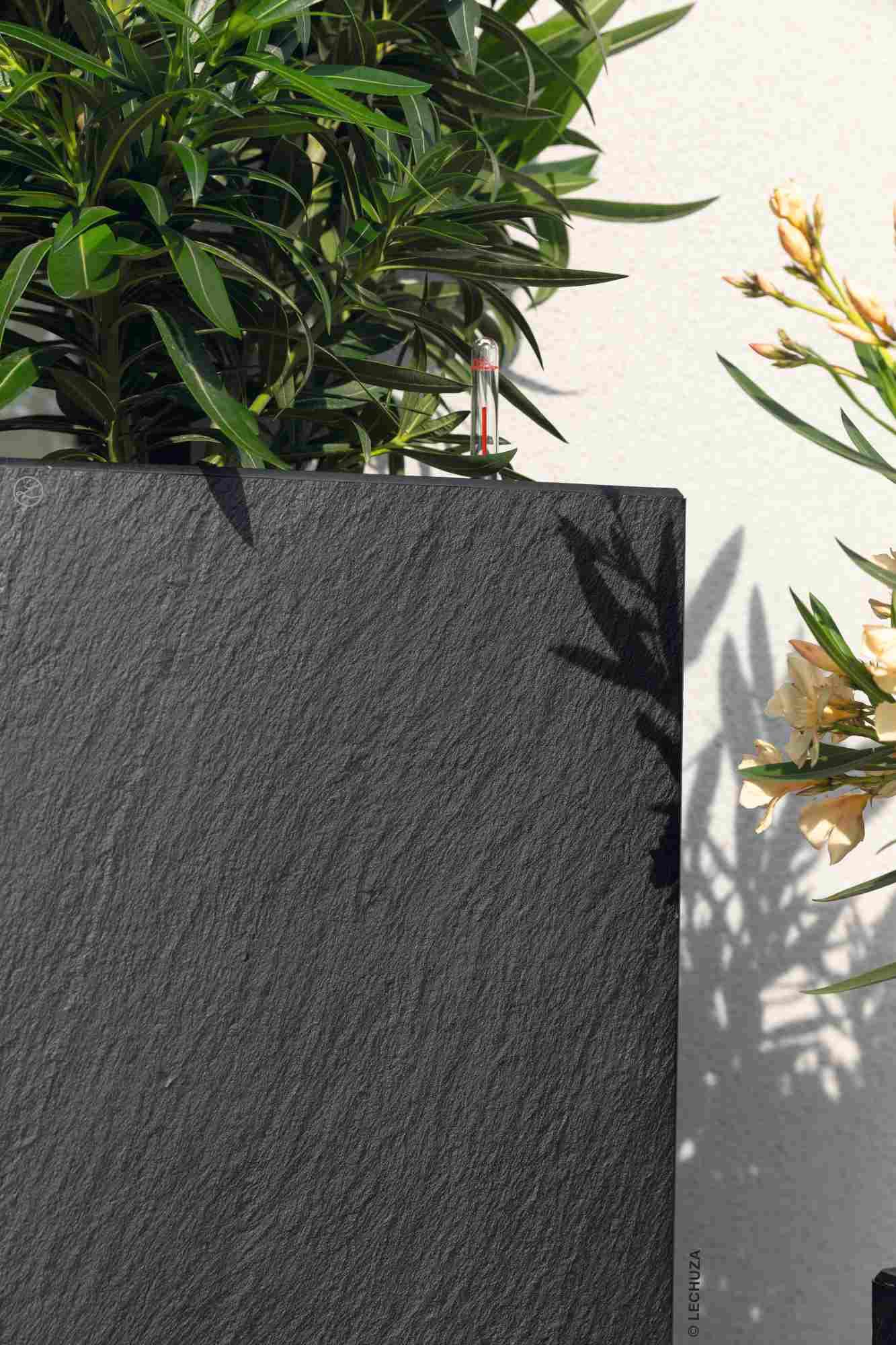 Lechuza Pflanzkübel eckig Canto Slatestone 40 High dark grey Lechuza Pflanzkübel eckig Canto Slatestone 40 High dark grey