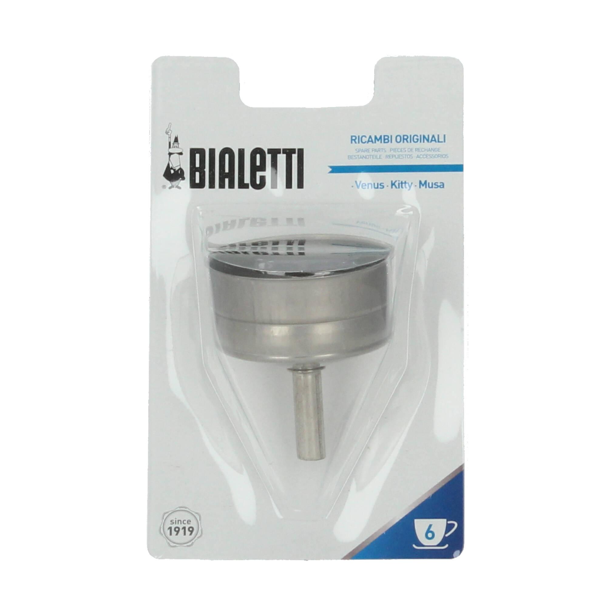 Bialetti Ersatzteil Trichter Edelstahl für Espressokocher Venus Musa Kitty 6 Tassen Bialetti Ersatzteil Trichter Edelstahl für Espressokocher Venus Musa Kitty 6 Tassen