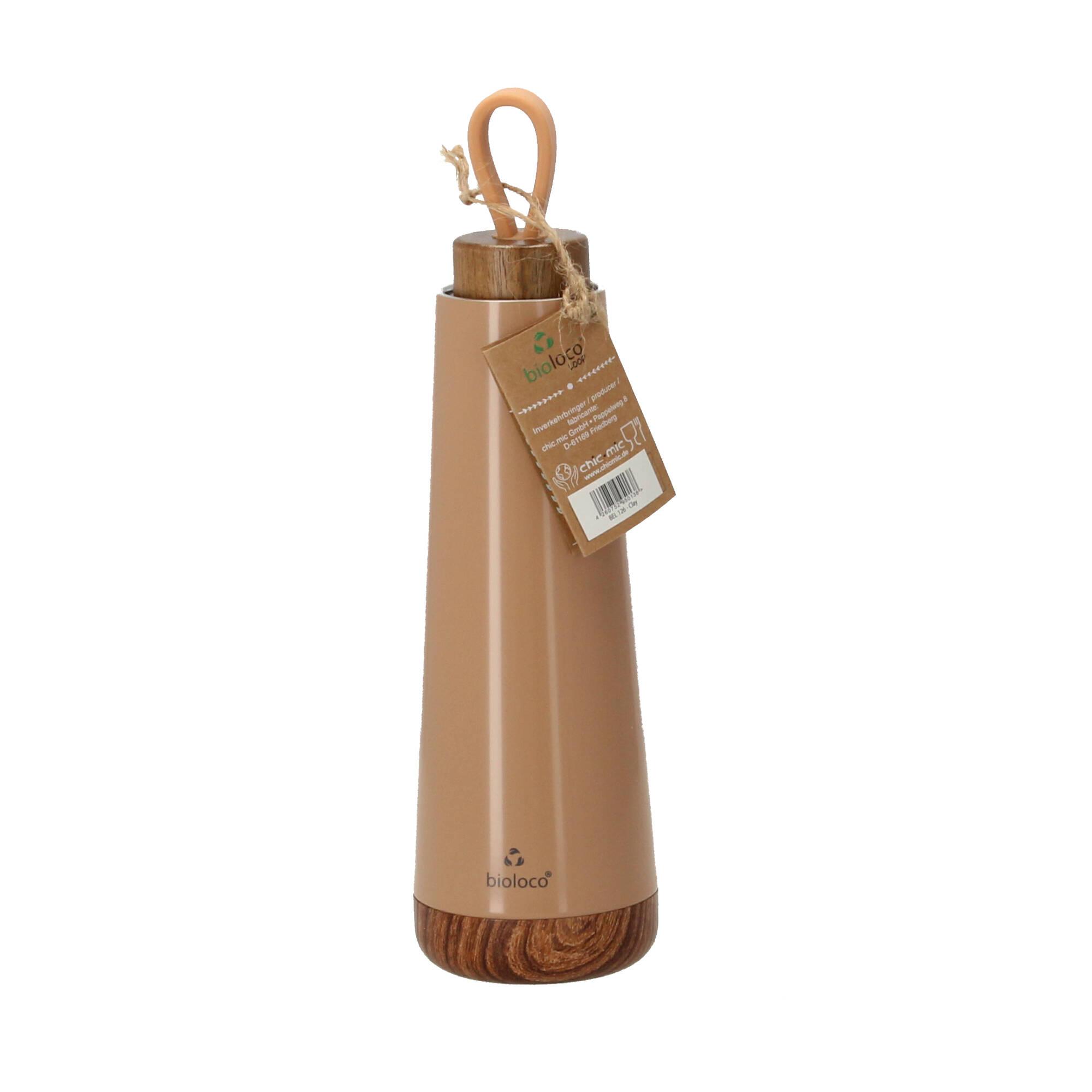 chic.mic bioloco loop Isolierflasche Thermosflasche clay hellbraun
