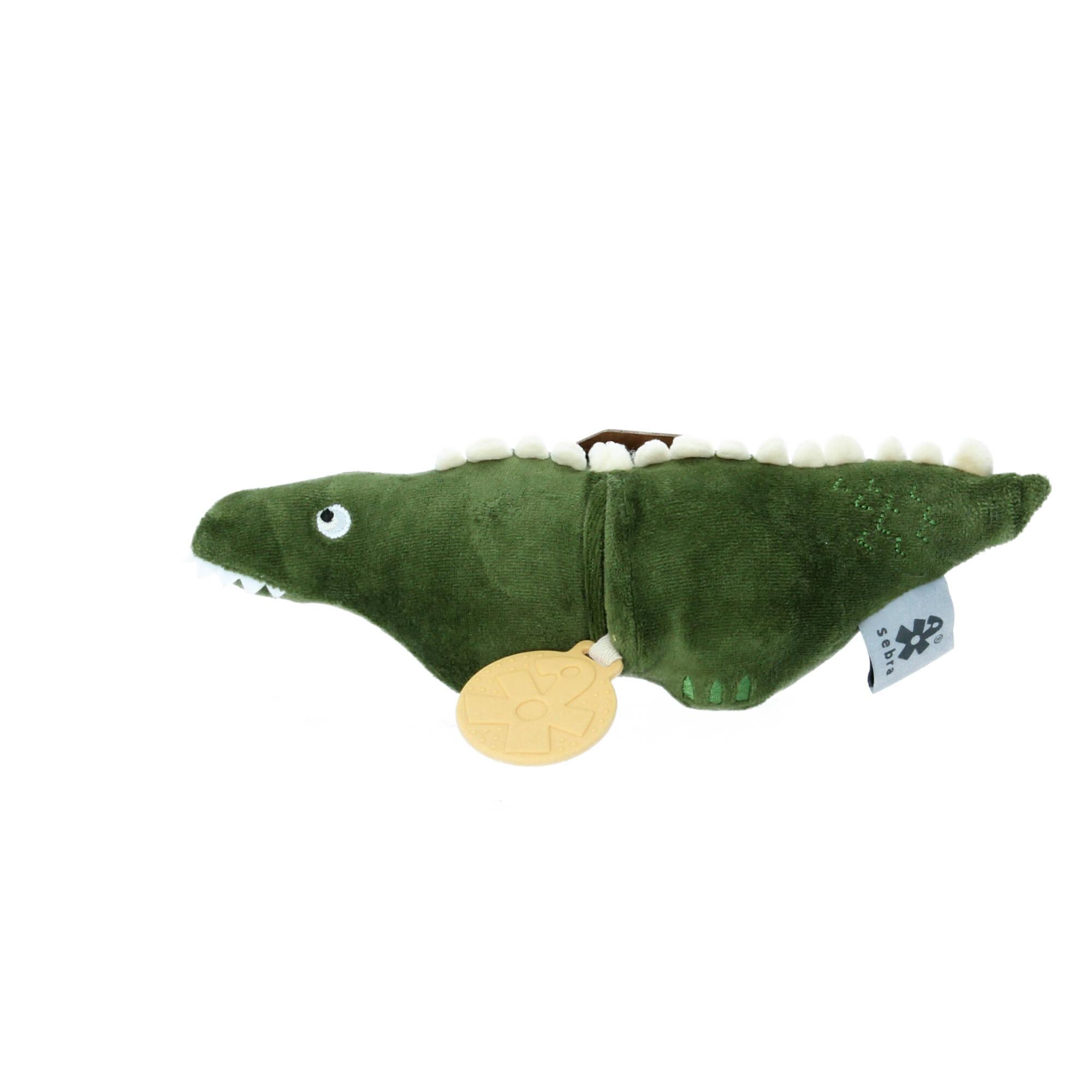Sebra Baby Activity Spielzeug Ali der Alligator moss green