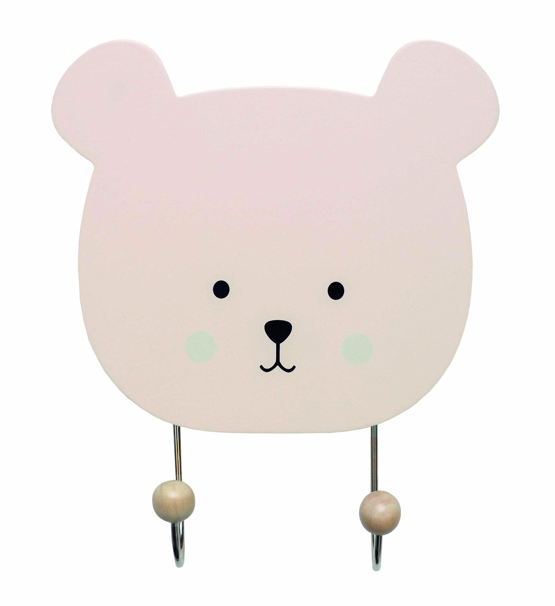 Jabadabado Wandhaken Teddy 2 Haken hellbraun