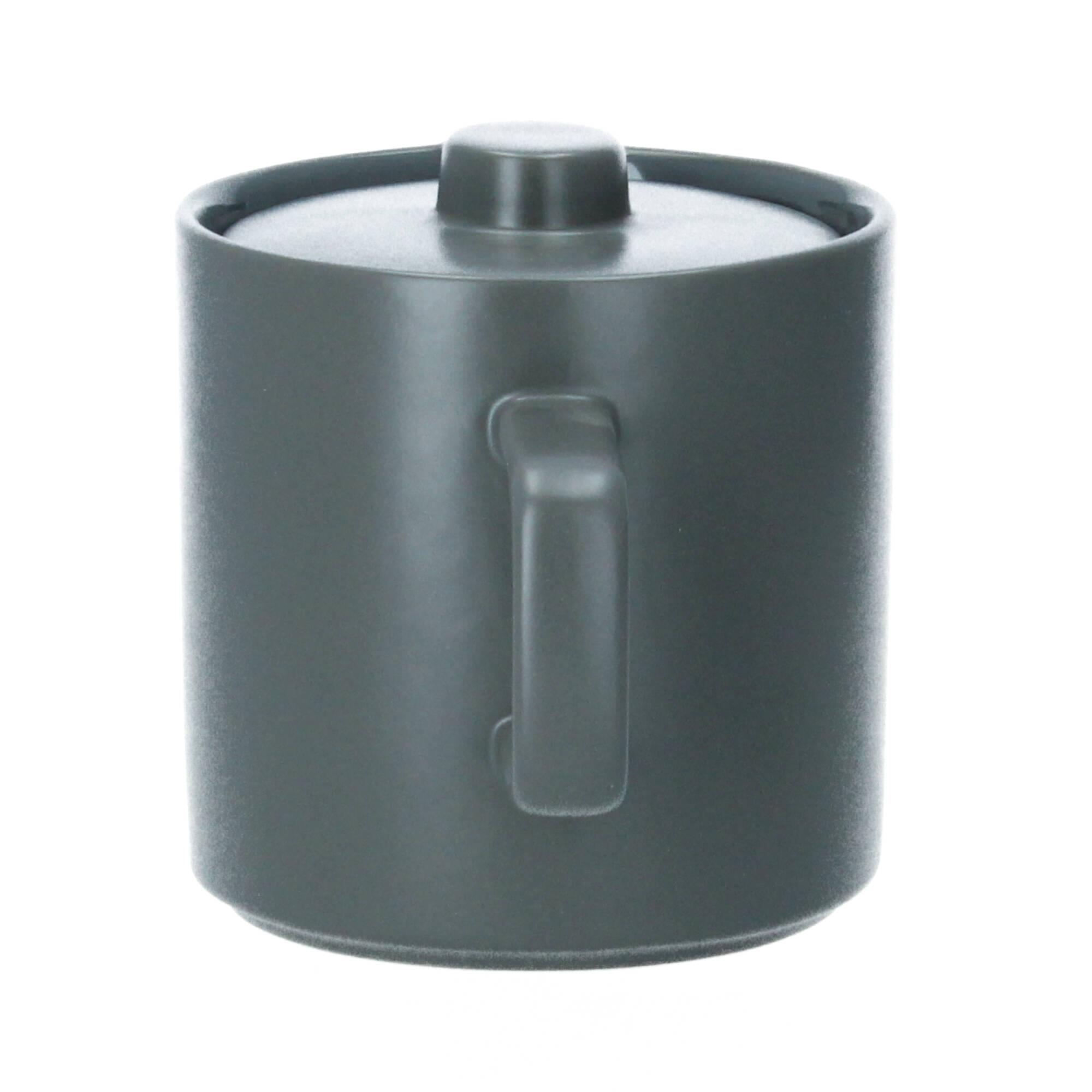 blomus Pilar Teekanne Kanne 1 L Keramik pewter zinngrau