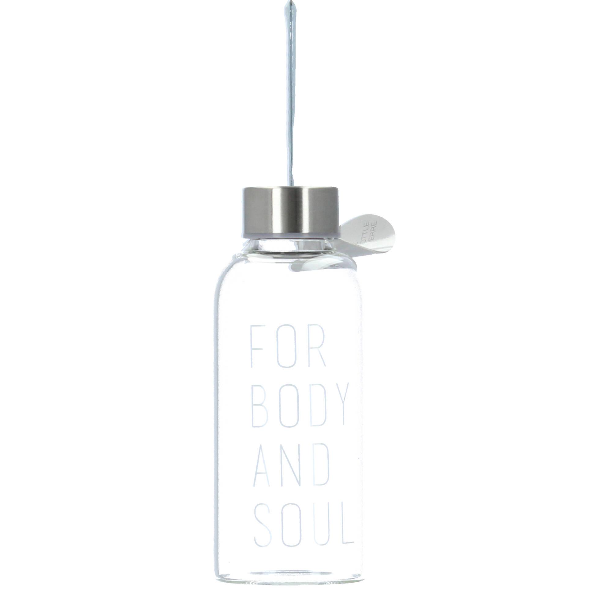 räder Balance Trinkflasche Glasflasche For body & soul 450ml