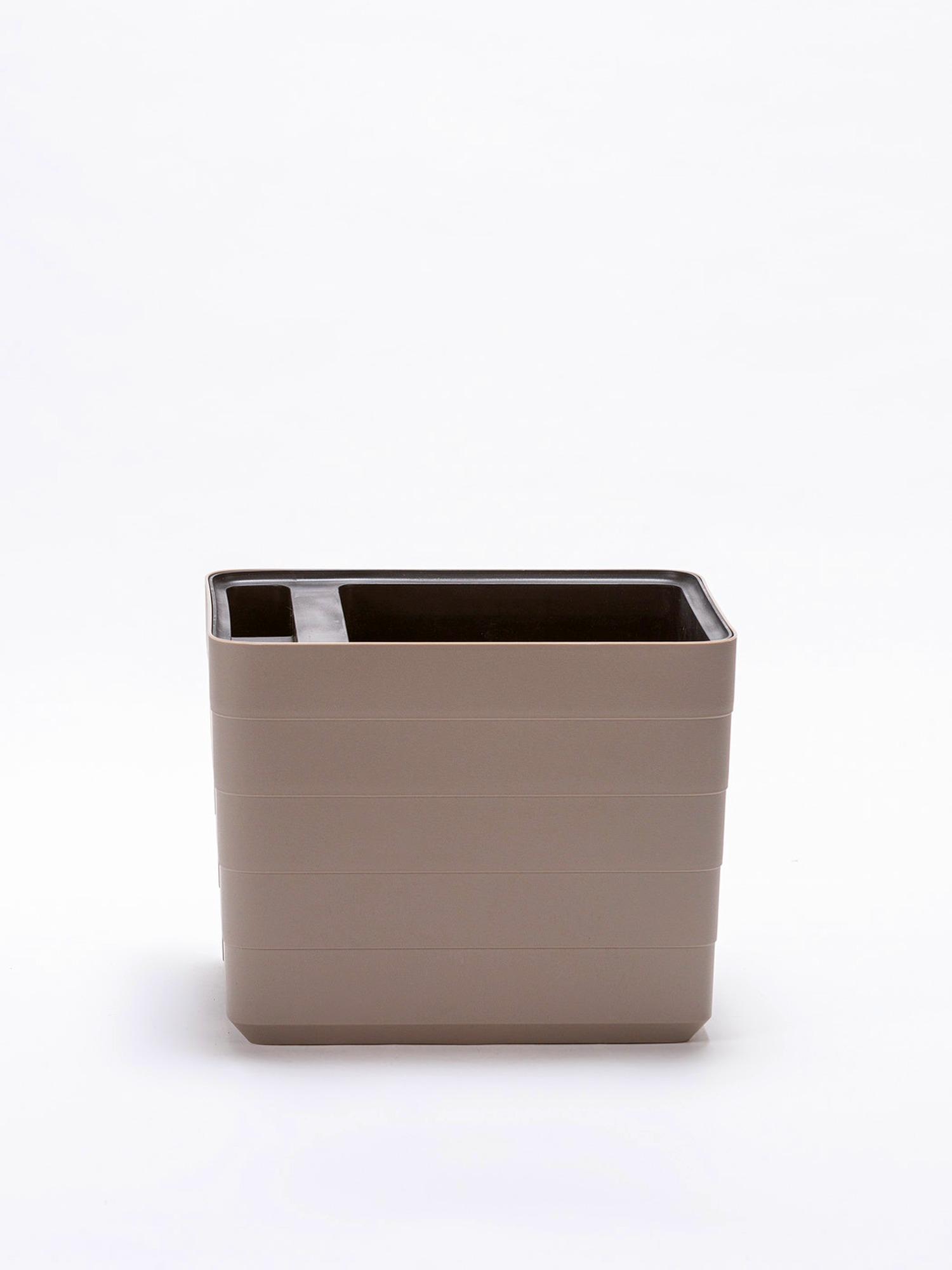 Plastia Blumenkasten Berberis Geländertopf Wasserspeicher Taupe Plastia Blumenkasten Berberis Geländertopf Wasserspeicher Taupe