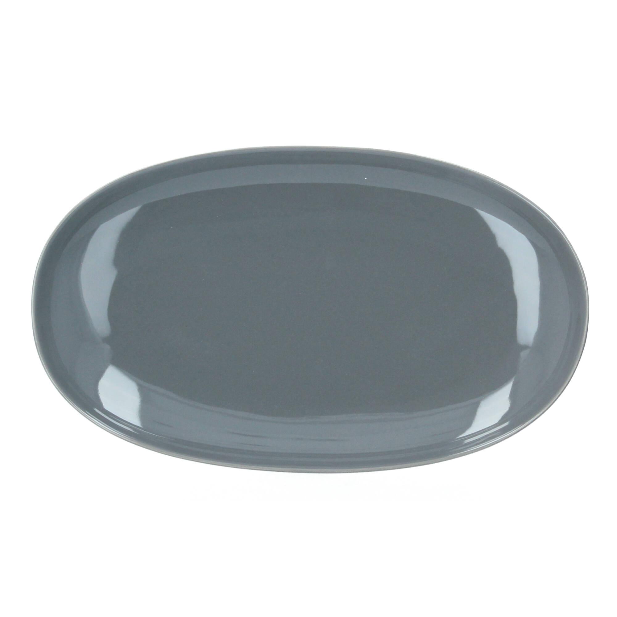 blomus RO Servierplatte 18x3,5 cm Porzellan sharkskin