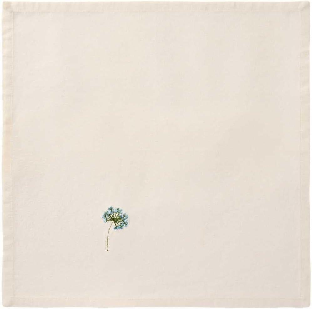 IB Laursen Serviette Floral blaue Doldenblume butter 63031-82 IB Laursen Serviette Floral blaue Doldenblume butter 63031-82