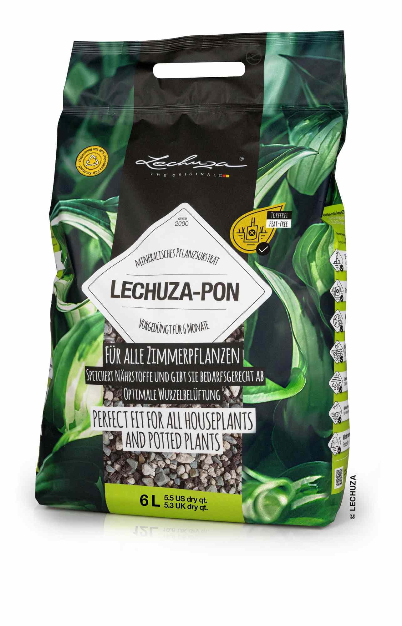 Lechuza Pon 6 L Pflanzgranulat vorgedüngt 13982 Lechuza Pon 6 L Pflanzgranulat vorgedüngt 13982