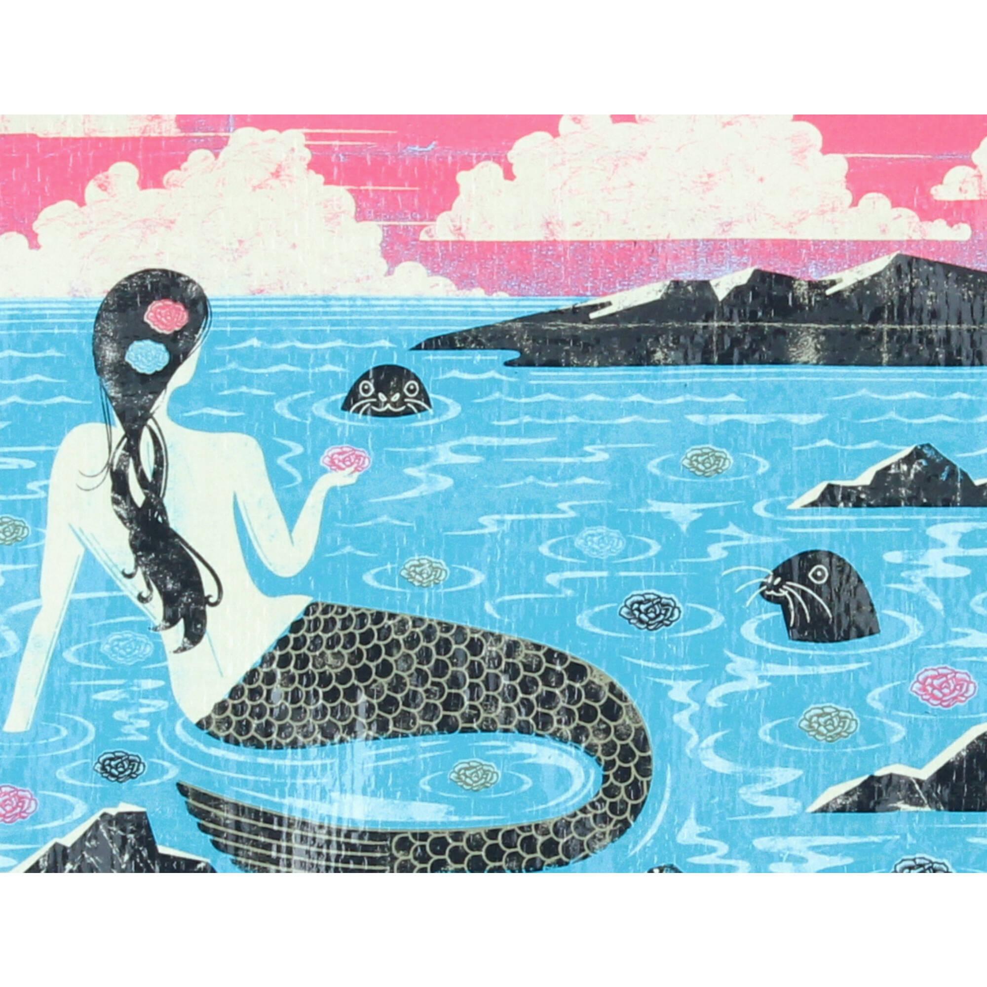 Blue-Q Zipper Pouch Kosmetiktasche Mermaid Recycling