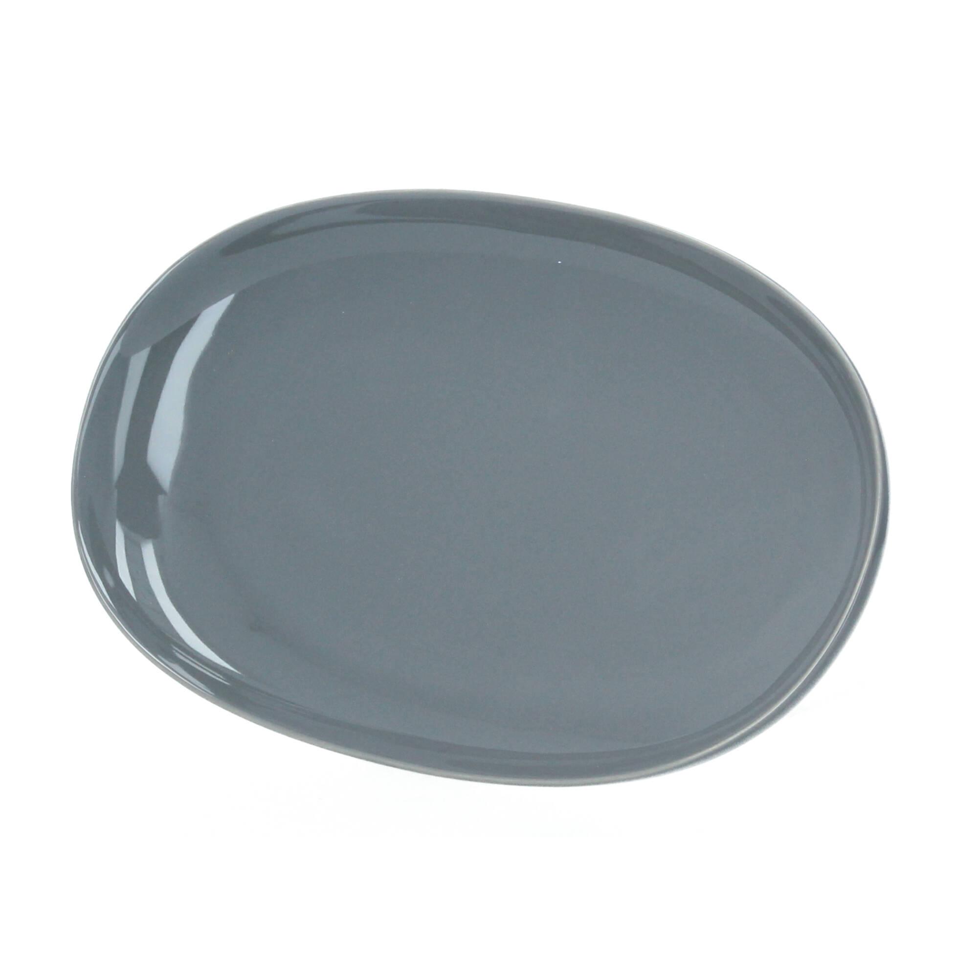 blomus RO Servierplatte 18x3,5 cm Porzellan sharkskin