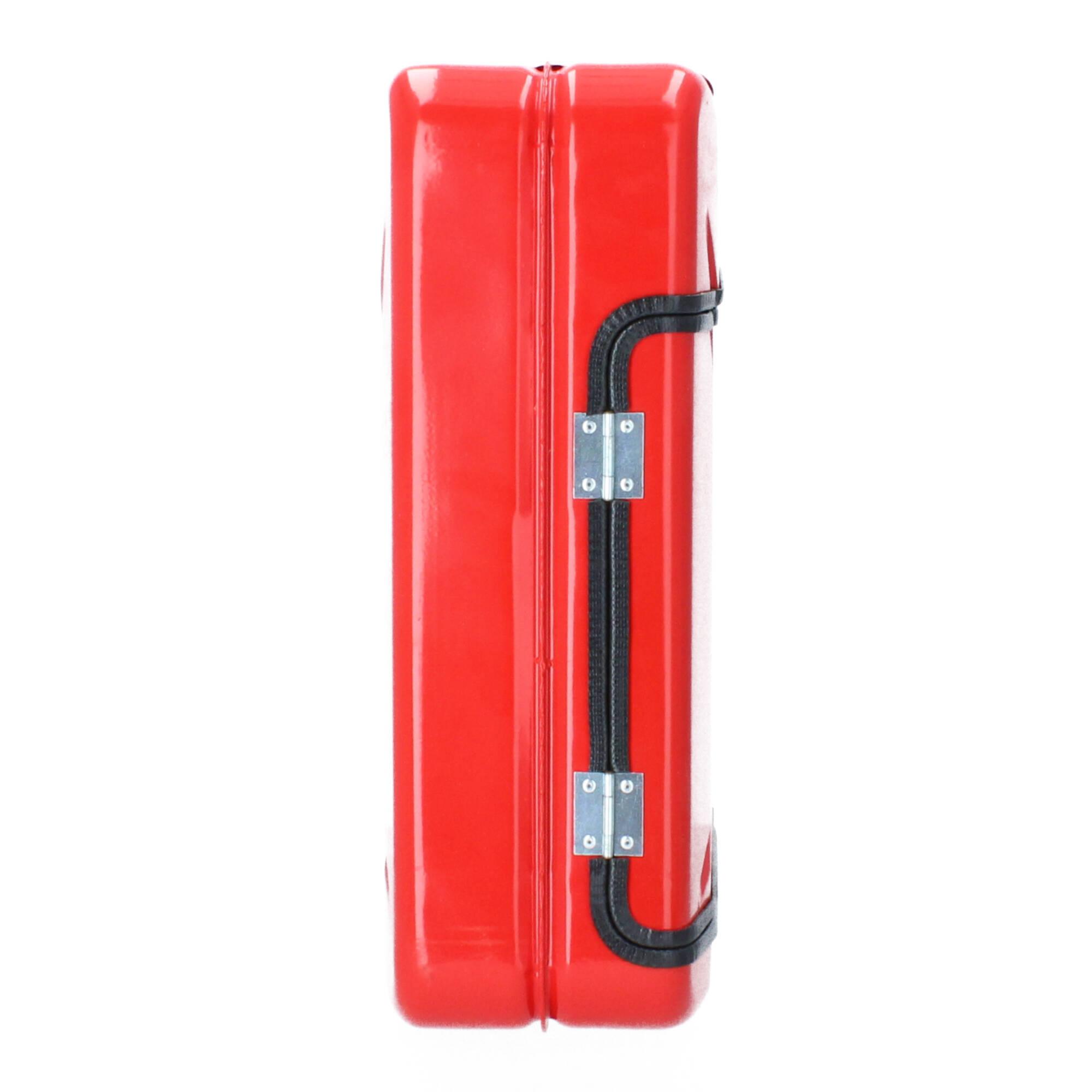 Kanister Bar Schrank rot inkl. 2 Gläser
