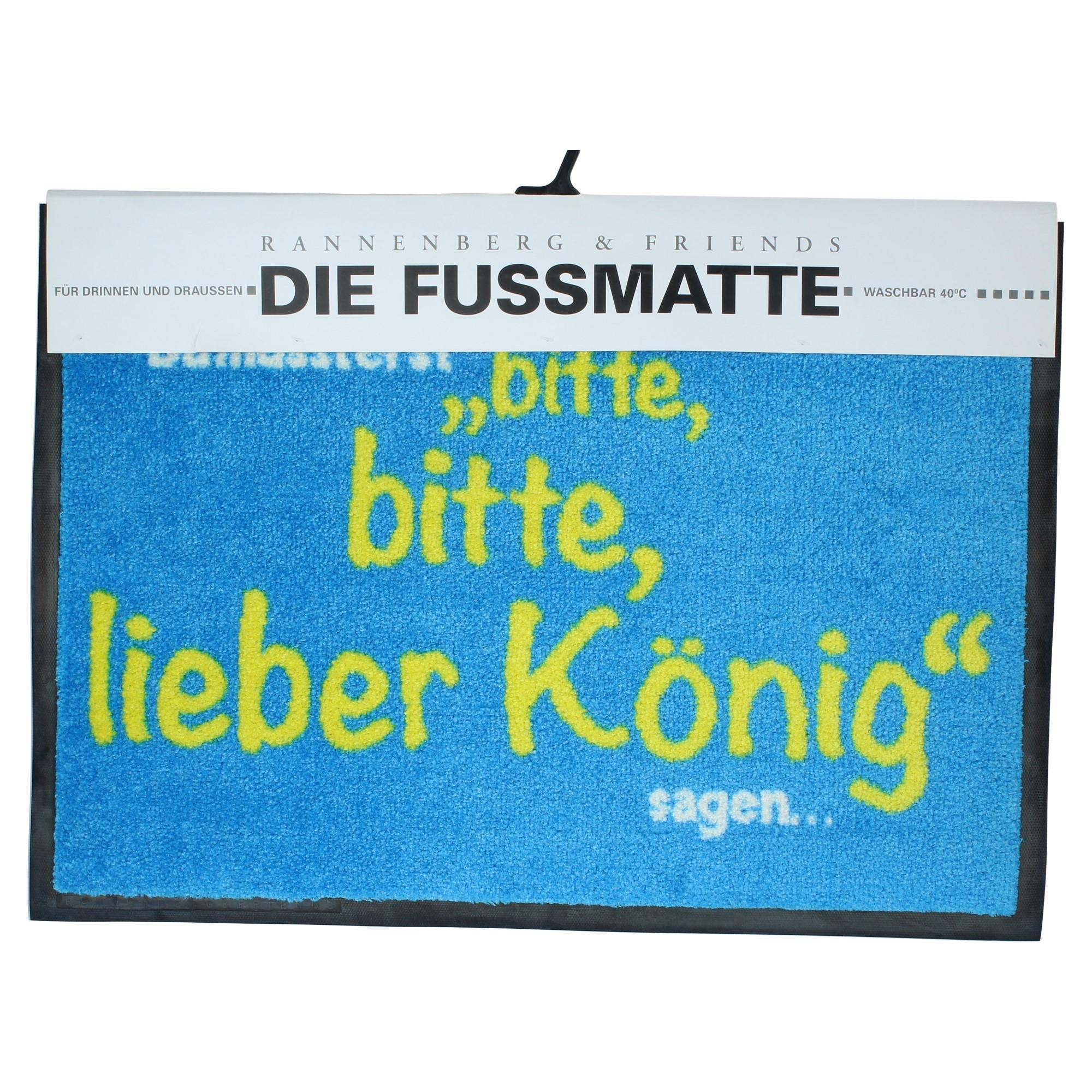 Rannenberg & Friends Fußmatte Bitte, Bitte, lieber König