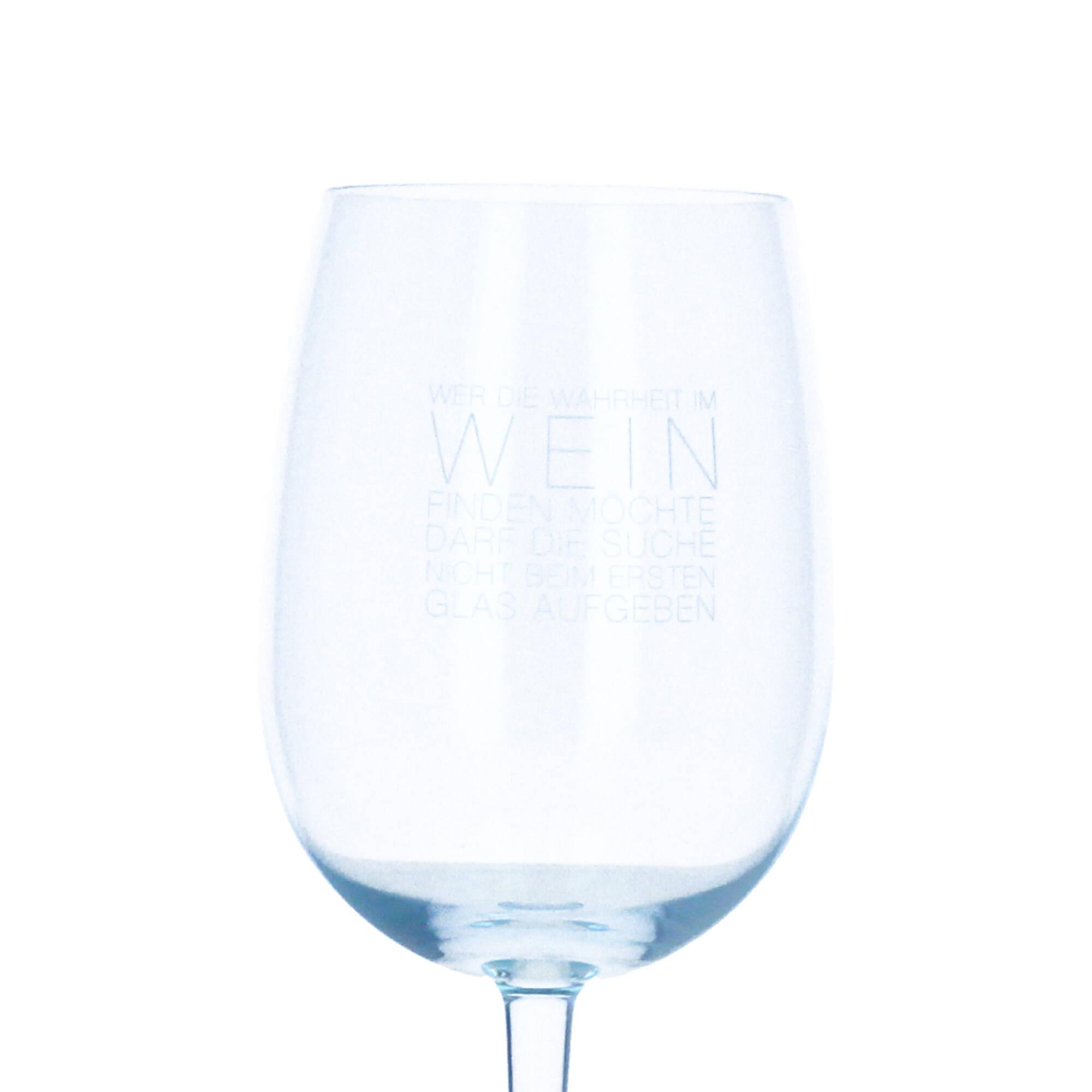 räder Dining Weinglas Wahrheit im Wein