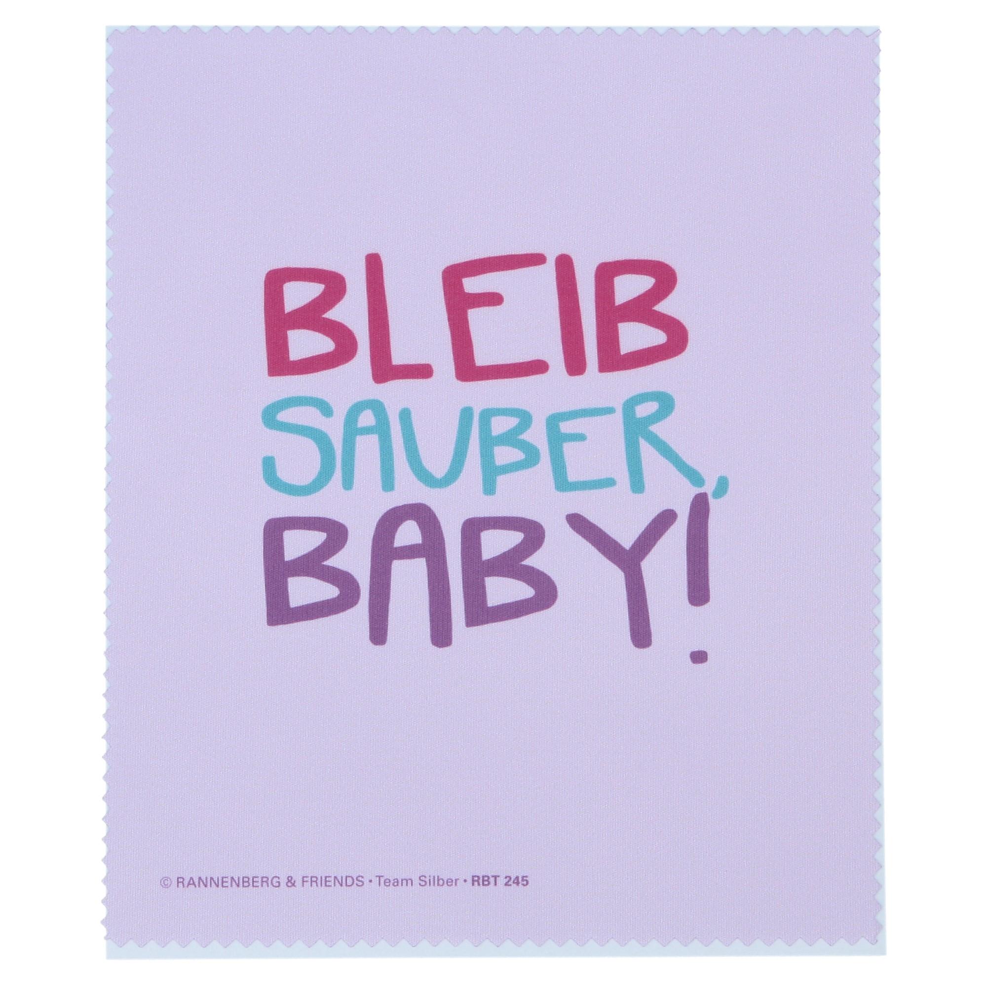 Rannenberg & Friends Brillenputztuch Microfaser Bleib sauber