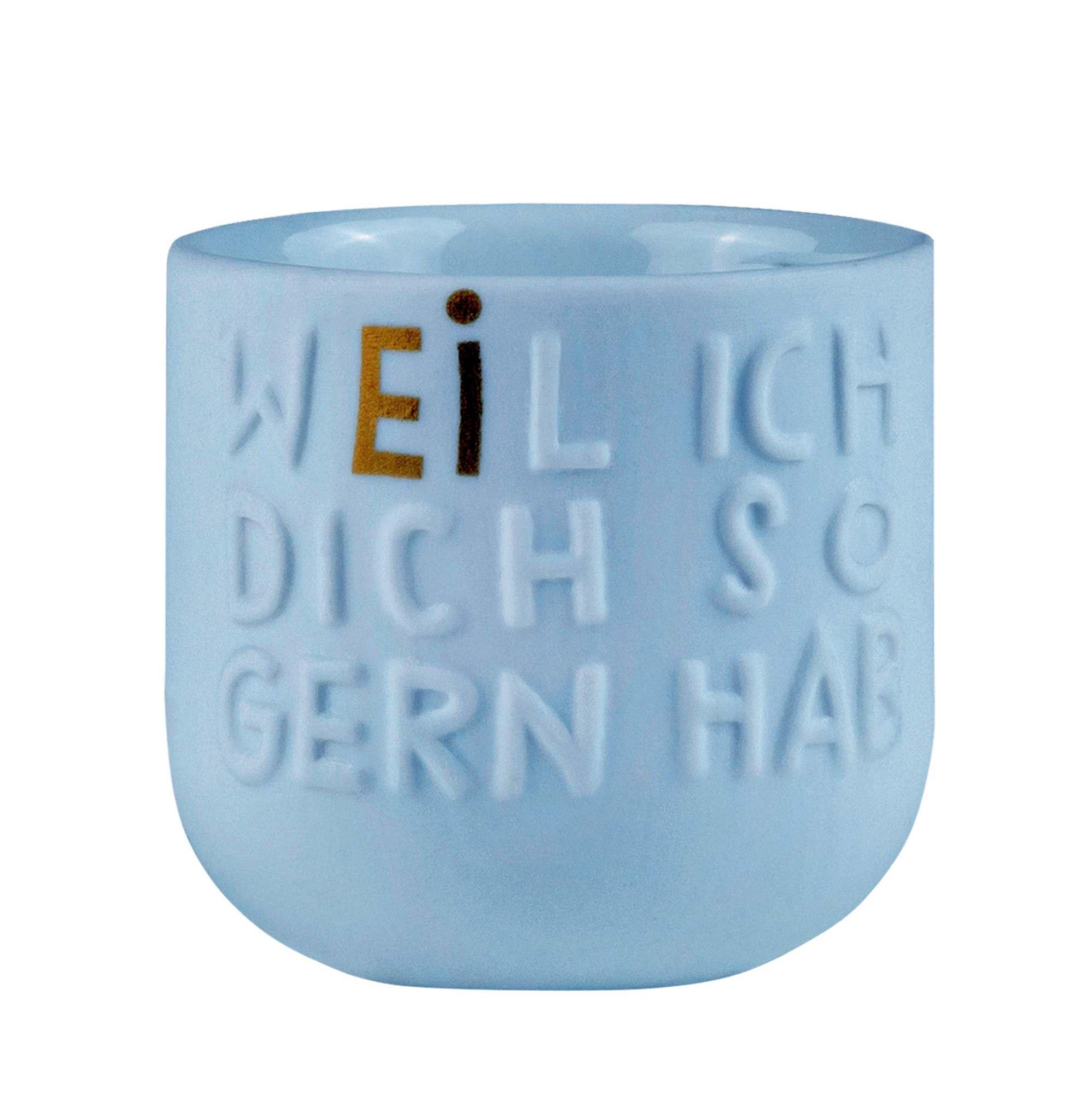 räder Dining Eierbecher Weil Ich Dich So Gern Hab Porzellan